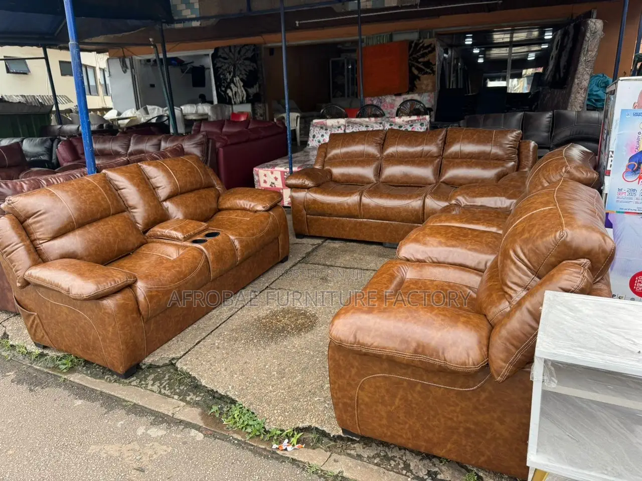 Premium Leather Sofas Imported With Best Prices
