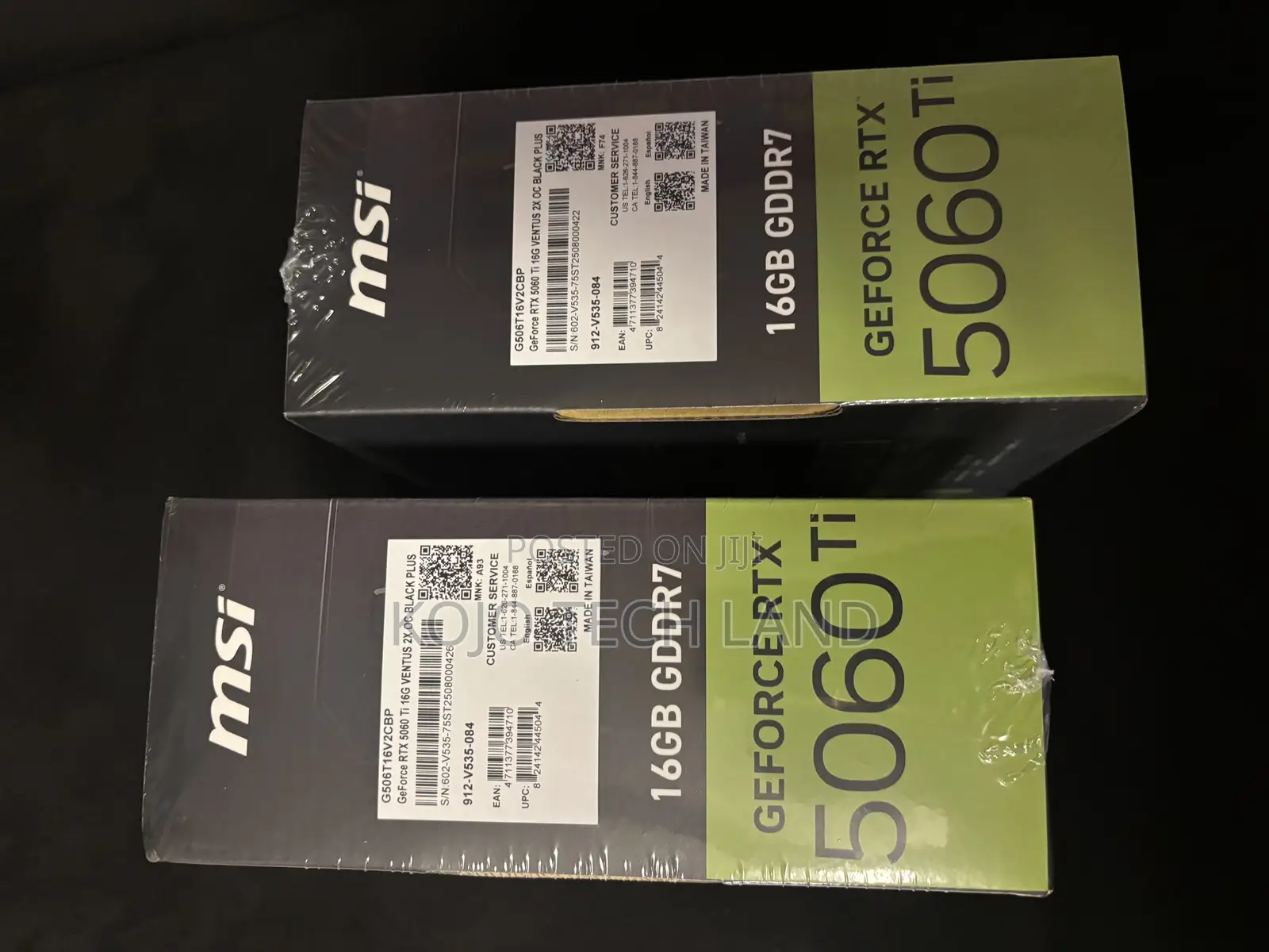 Msi Gaming RTX 5060 Ti 16gb Ventus 2x Graphics Card 16gb Gddr7