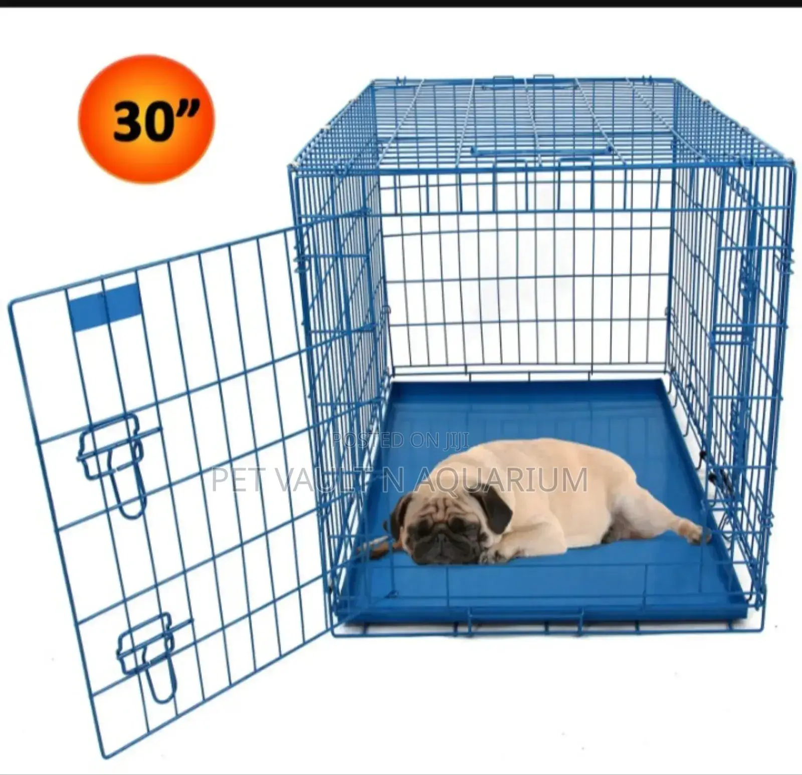 Metallic Dog Cage