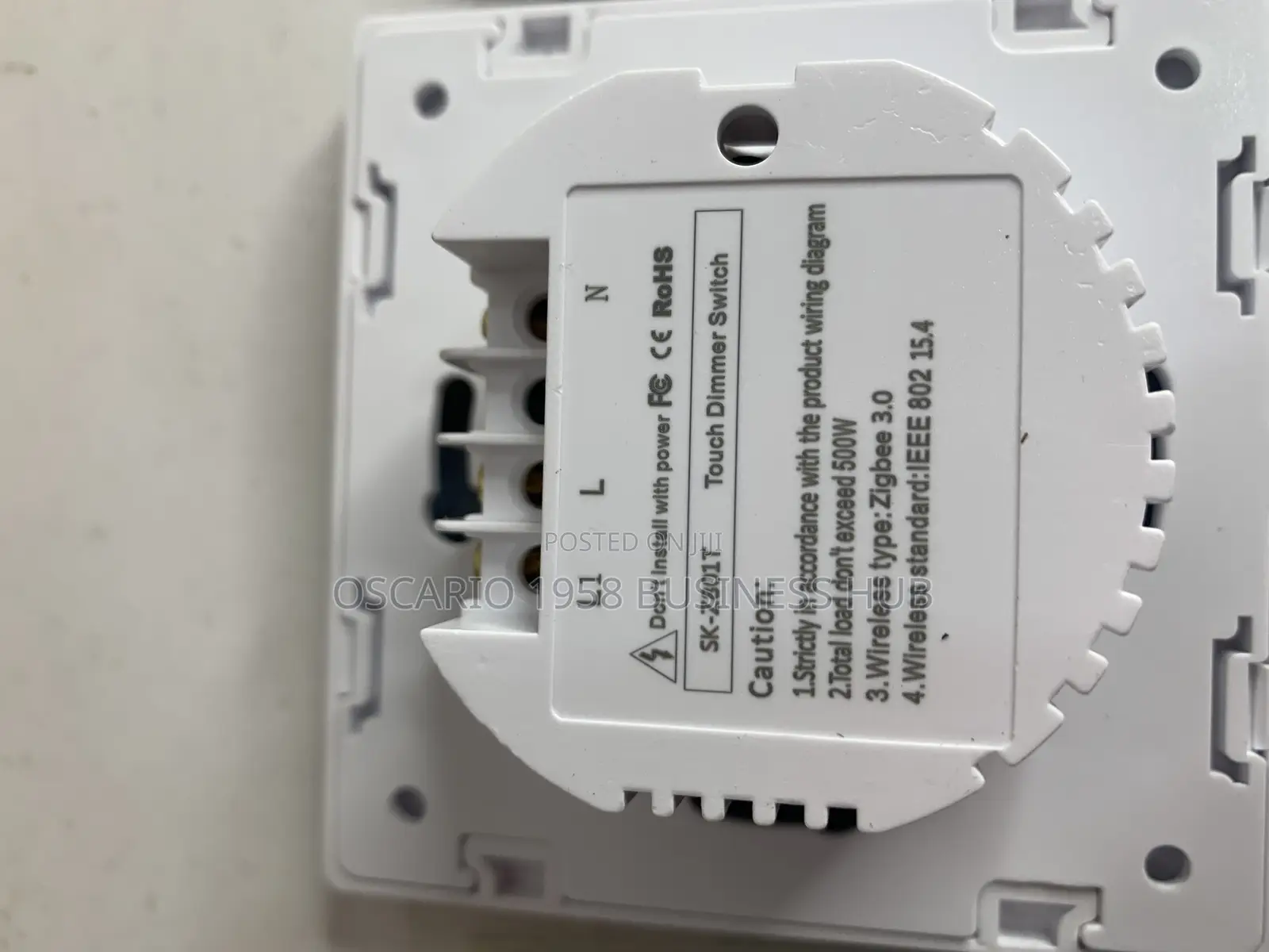 Zigbee/Wifi Touch Dimmer Switch Fan Switch
