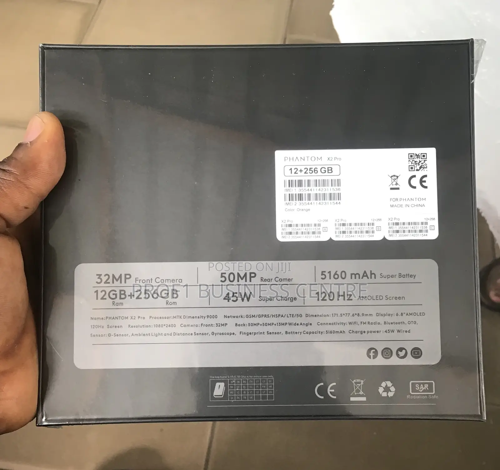 New Tecno Phantom X2 Pro 256 GB Orange