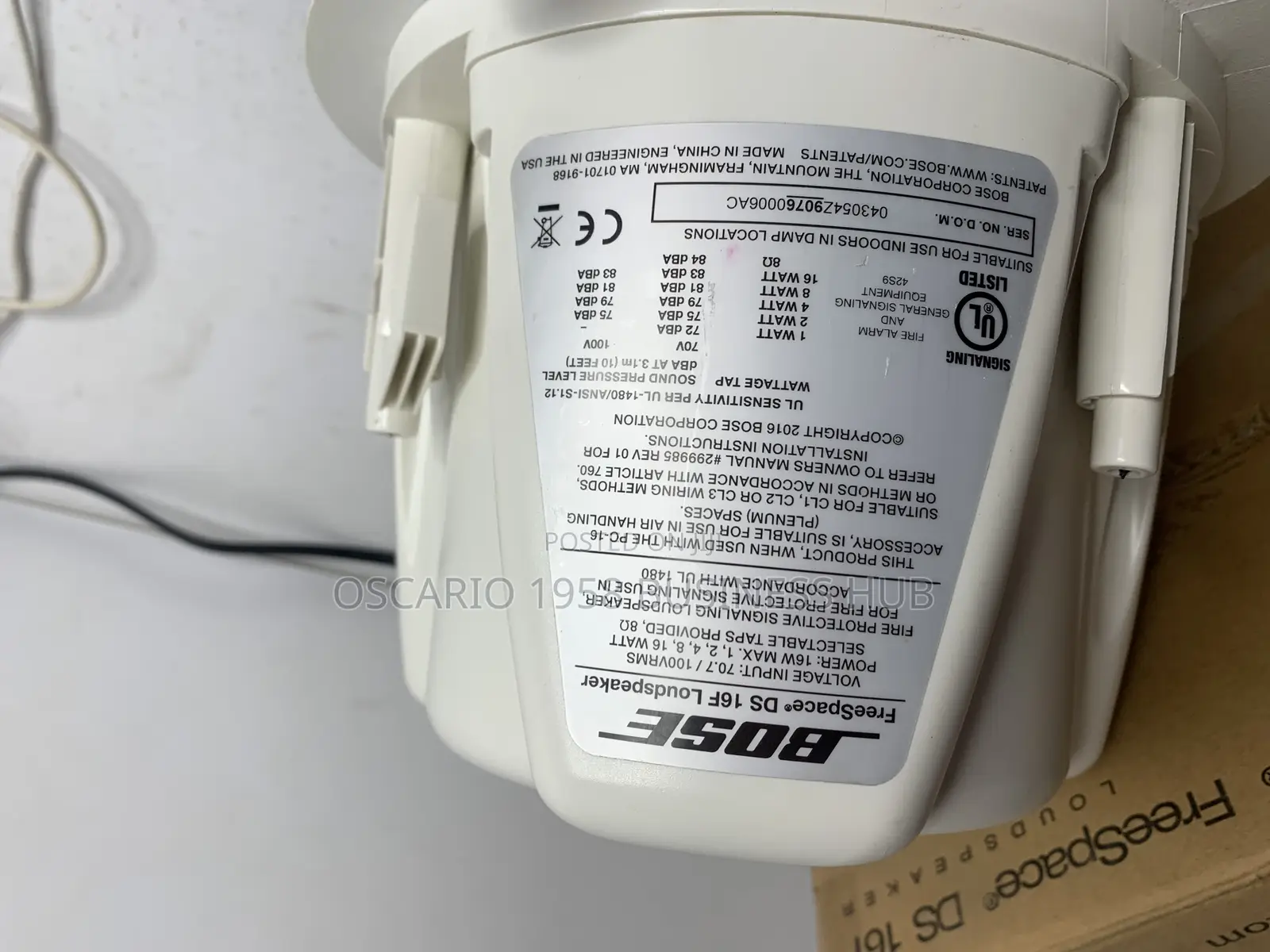 Bose Ds16f Ceiling Speaker 