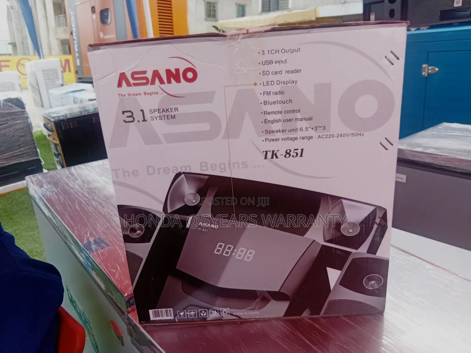 Powerful Asano 3.1 Home Speaker System