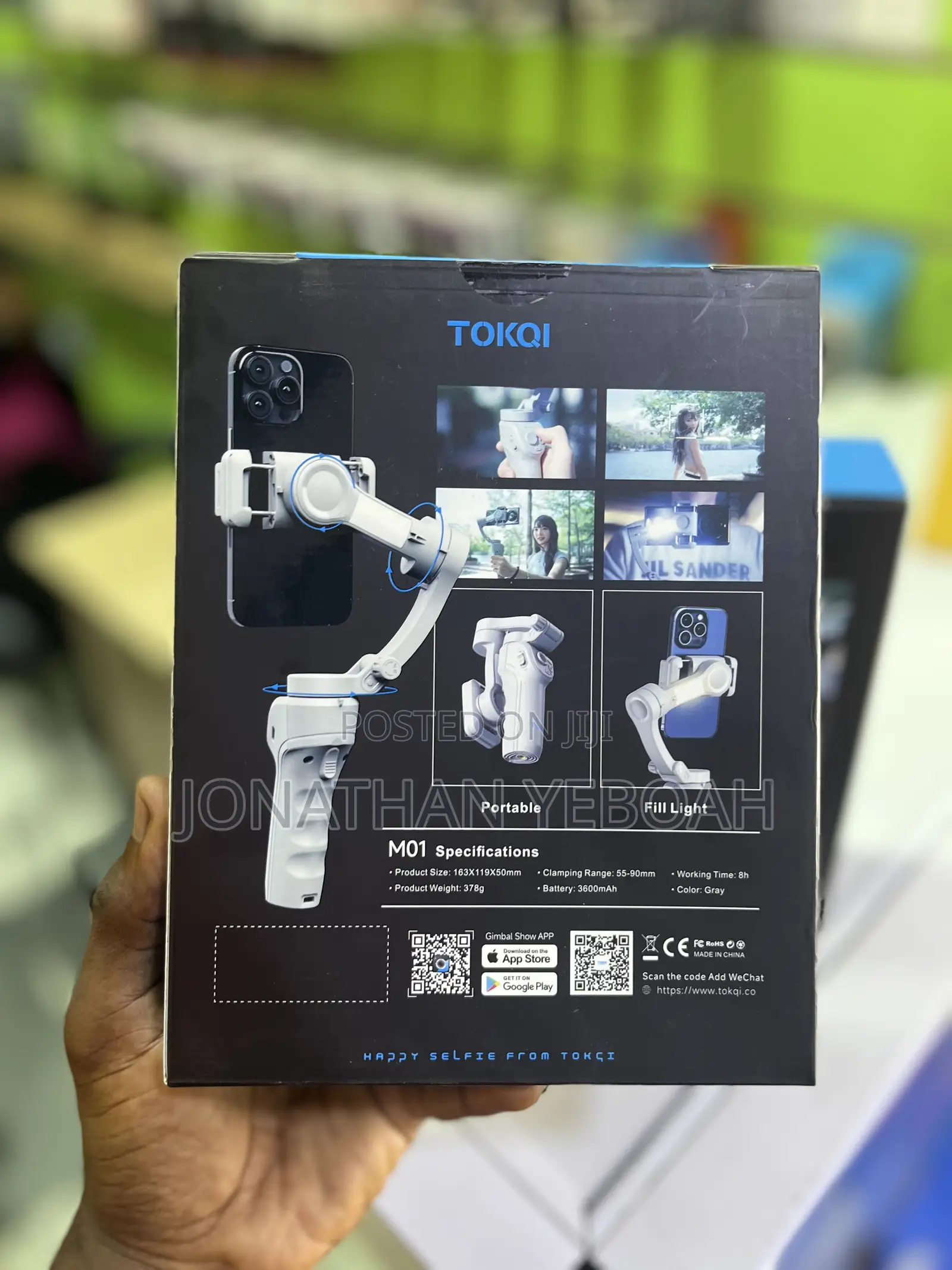 Tokqi Gimbal 3-Axis With Face Tracking