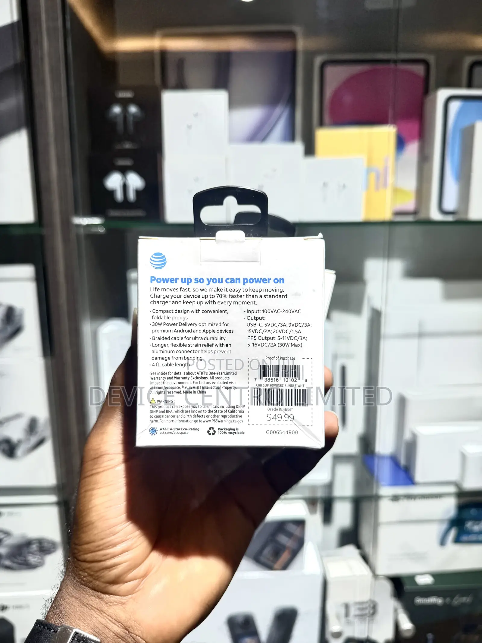 At&T 30w Wall Charger Bundle