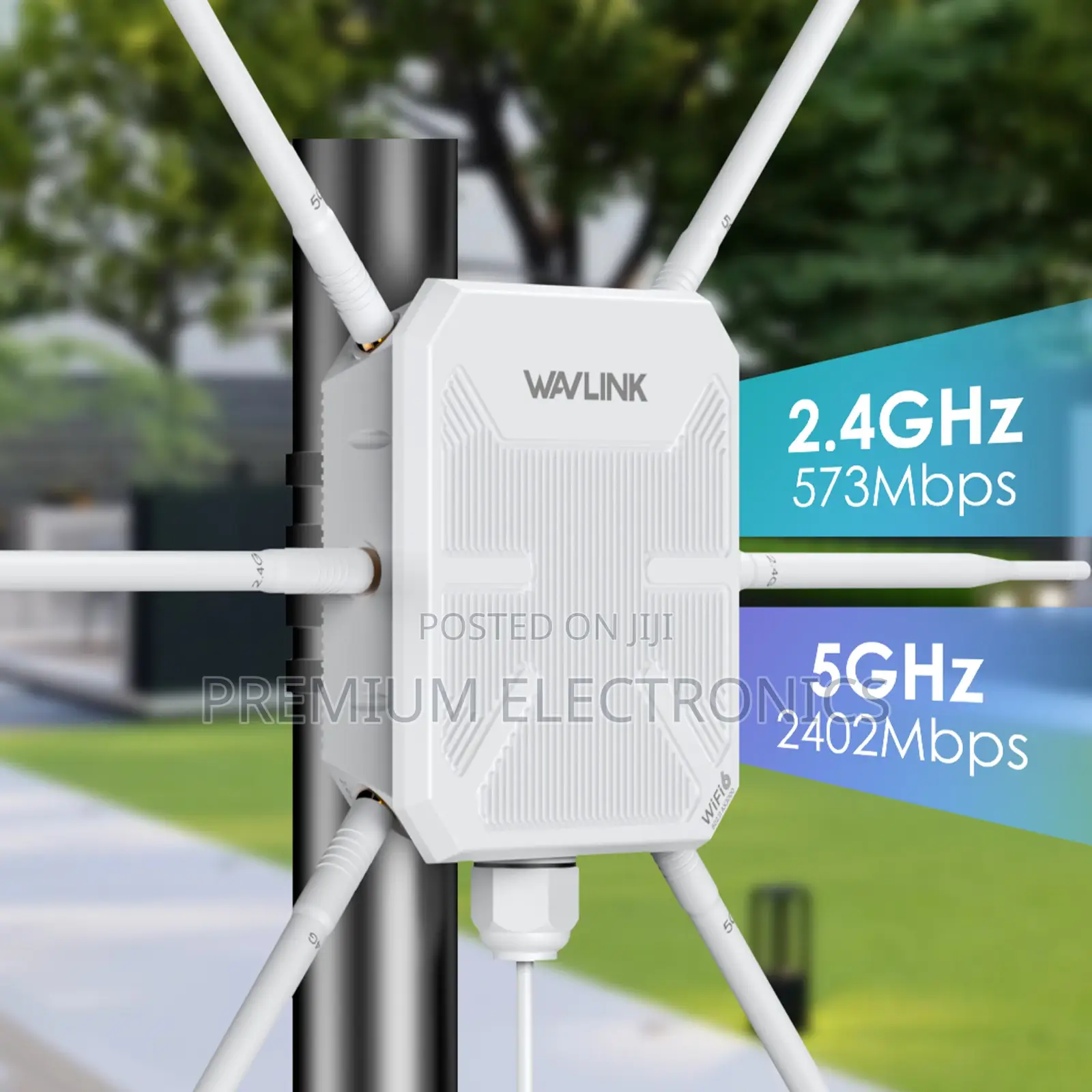 Wavlink 6 Antenna Ax3000 Dual Band Wifi6 Outdoor Access Point