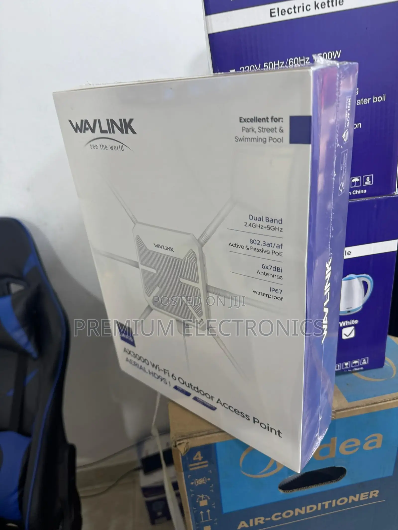 Wavlink 6 Antenna Ax3000 Dual Band Wifi6 Outdoor Access Point