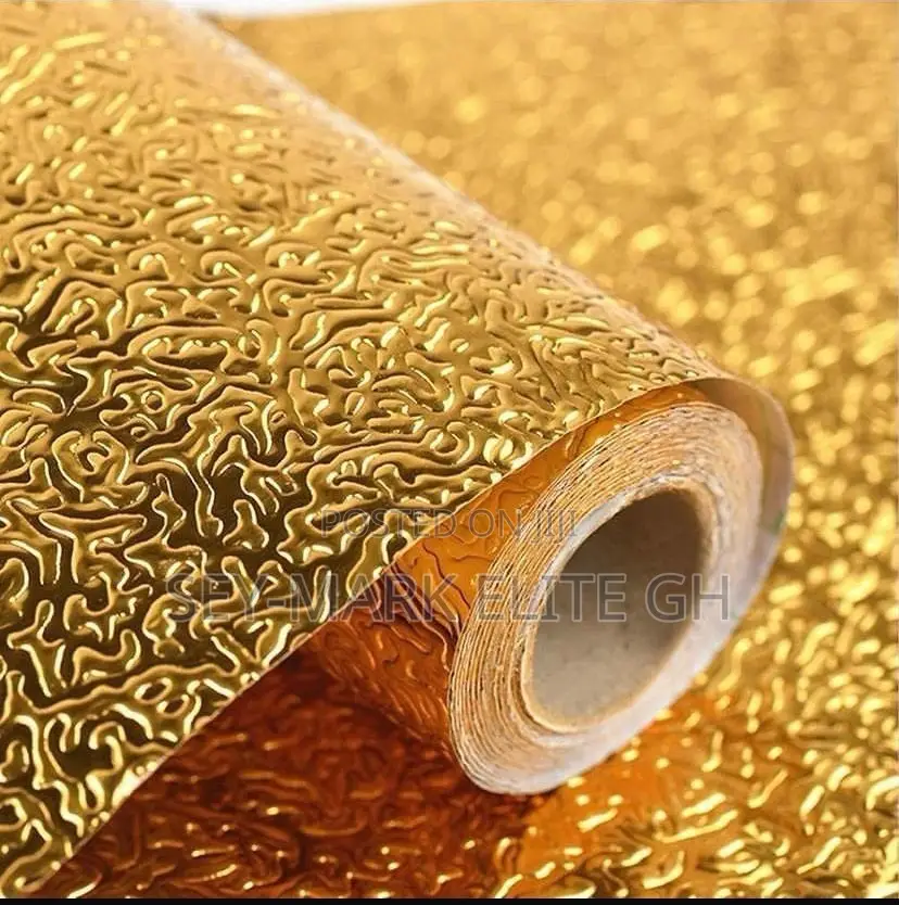 Kitchen Oil/Water Proof Aluminum Adhesive Sticker(10meters)