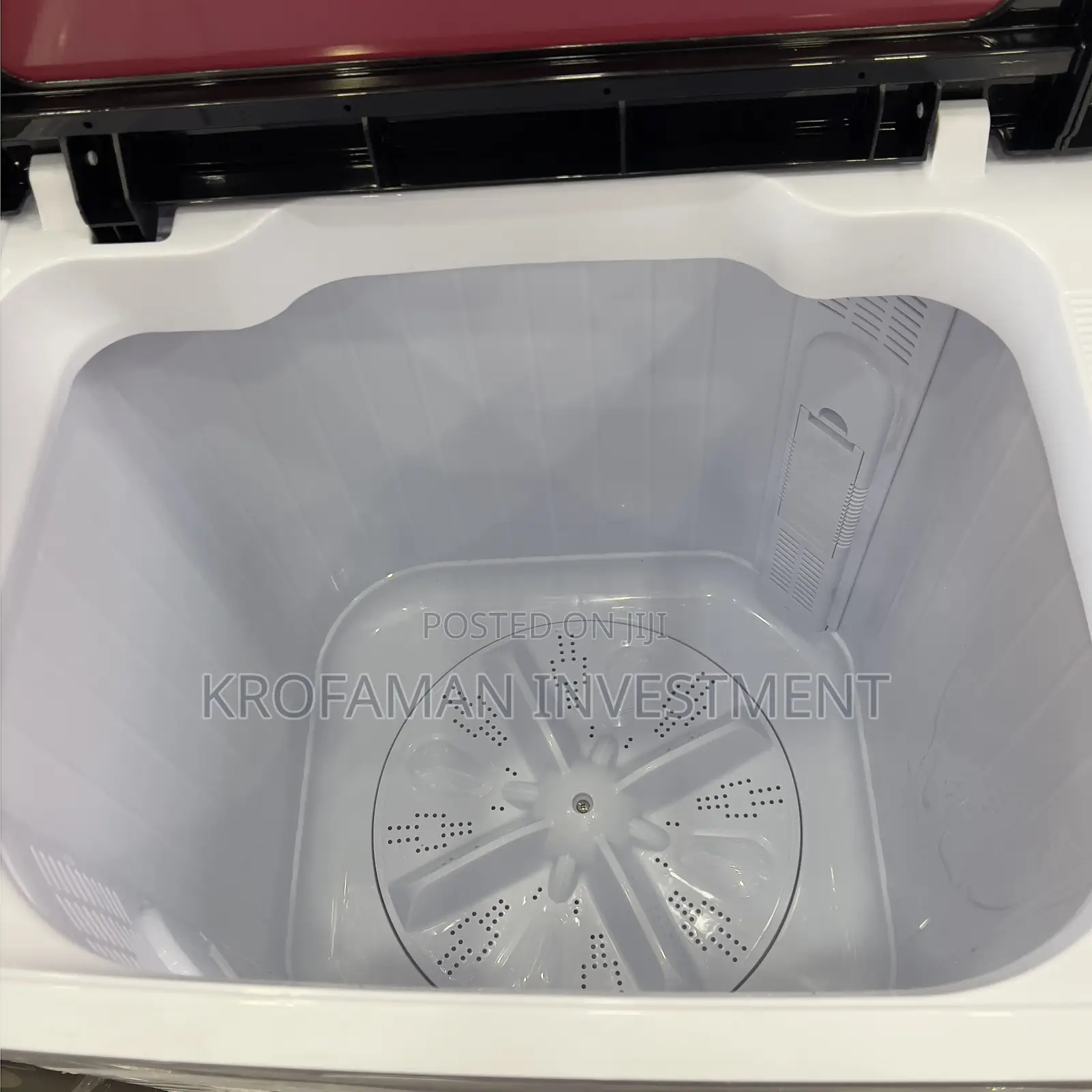 Decakila Kedm002r 15kg Twin Tub Semi-Automatic Washing Machi