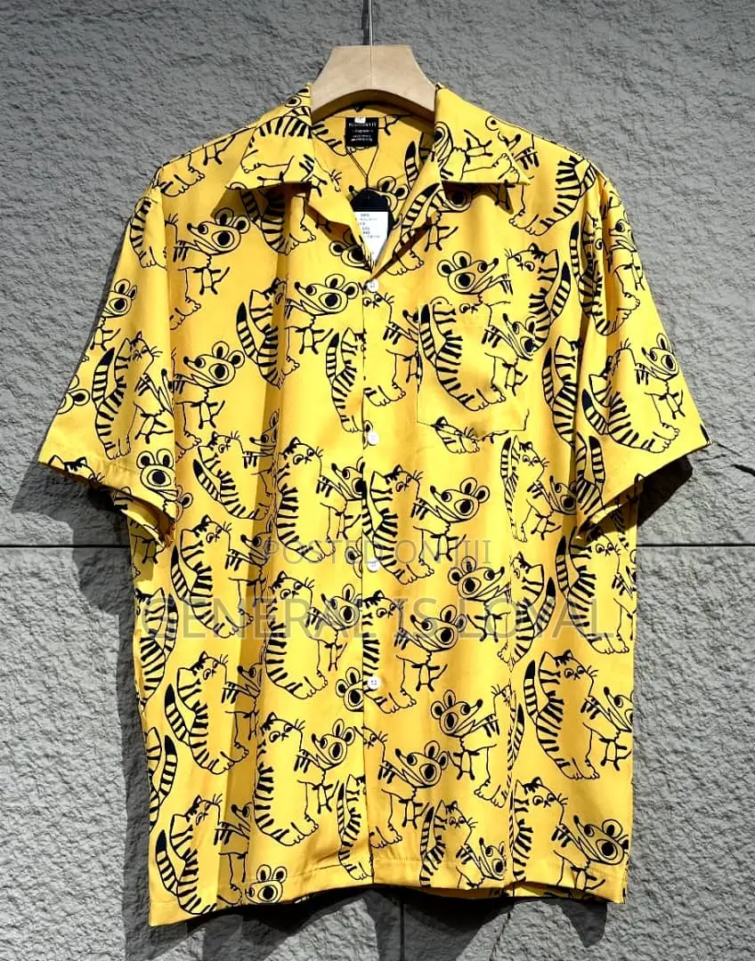 Summer Silk Men’S Shirt Top