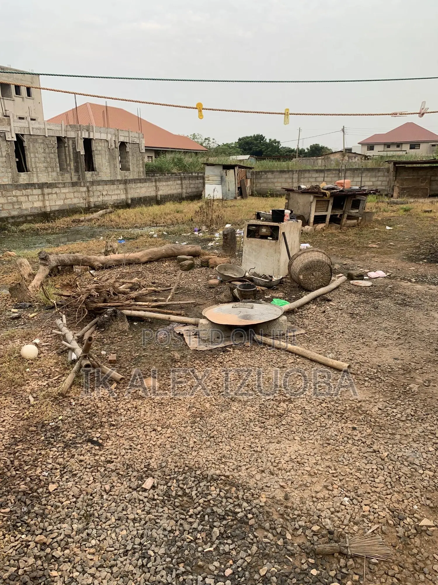 A Genuine Title Half Plot of Land for Sale in East Legon Hills.