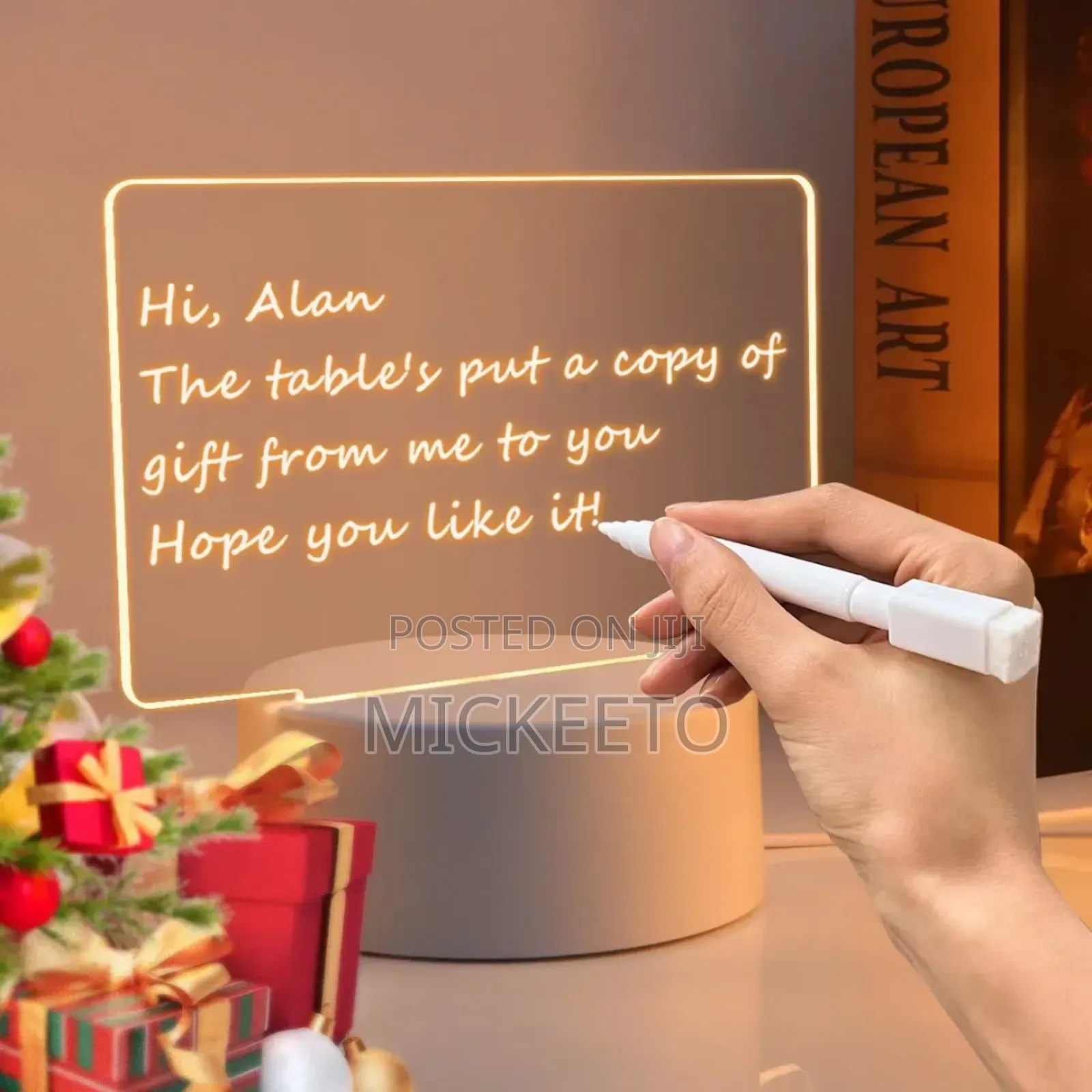 3d Desktop Writing Lamp