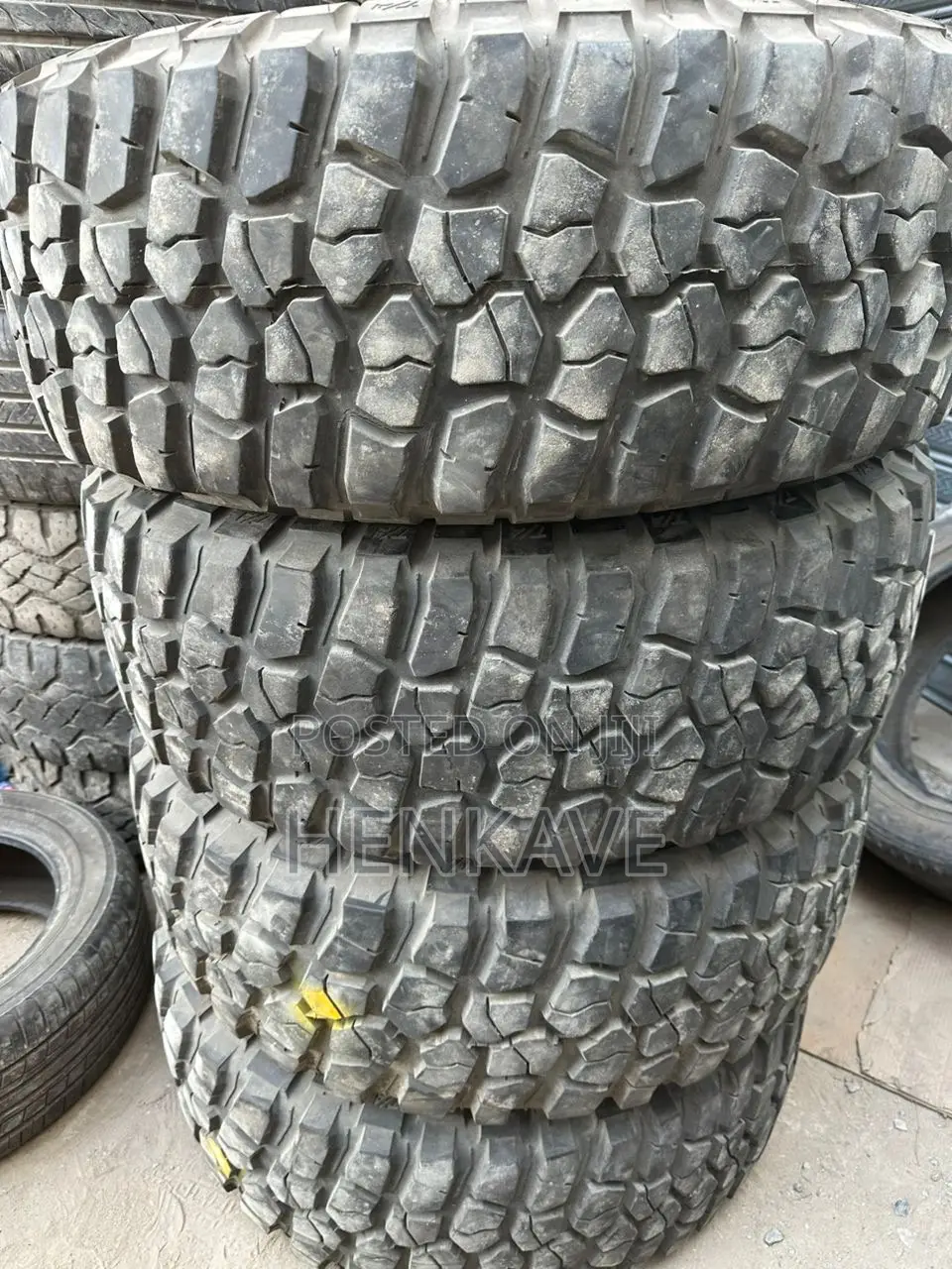 35x12 50 R17 First Grade Home Used Tyres Available