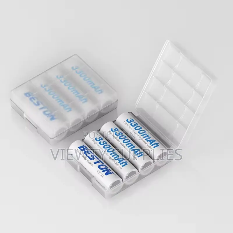 High Capacity Rechargeable Aa Battery With 4 Bay Aa/Aaa + Usb Charger