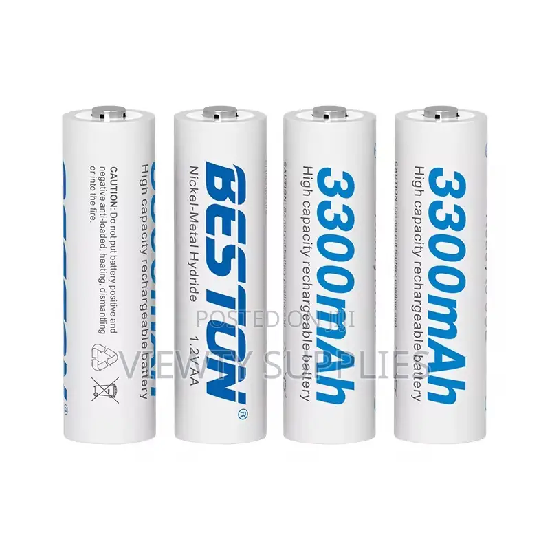 High Capacity Rechargeable Aa Battery With 4 Bay Aa/Aaa + Usb Charger