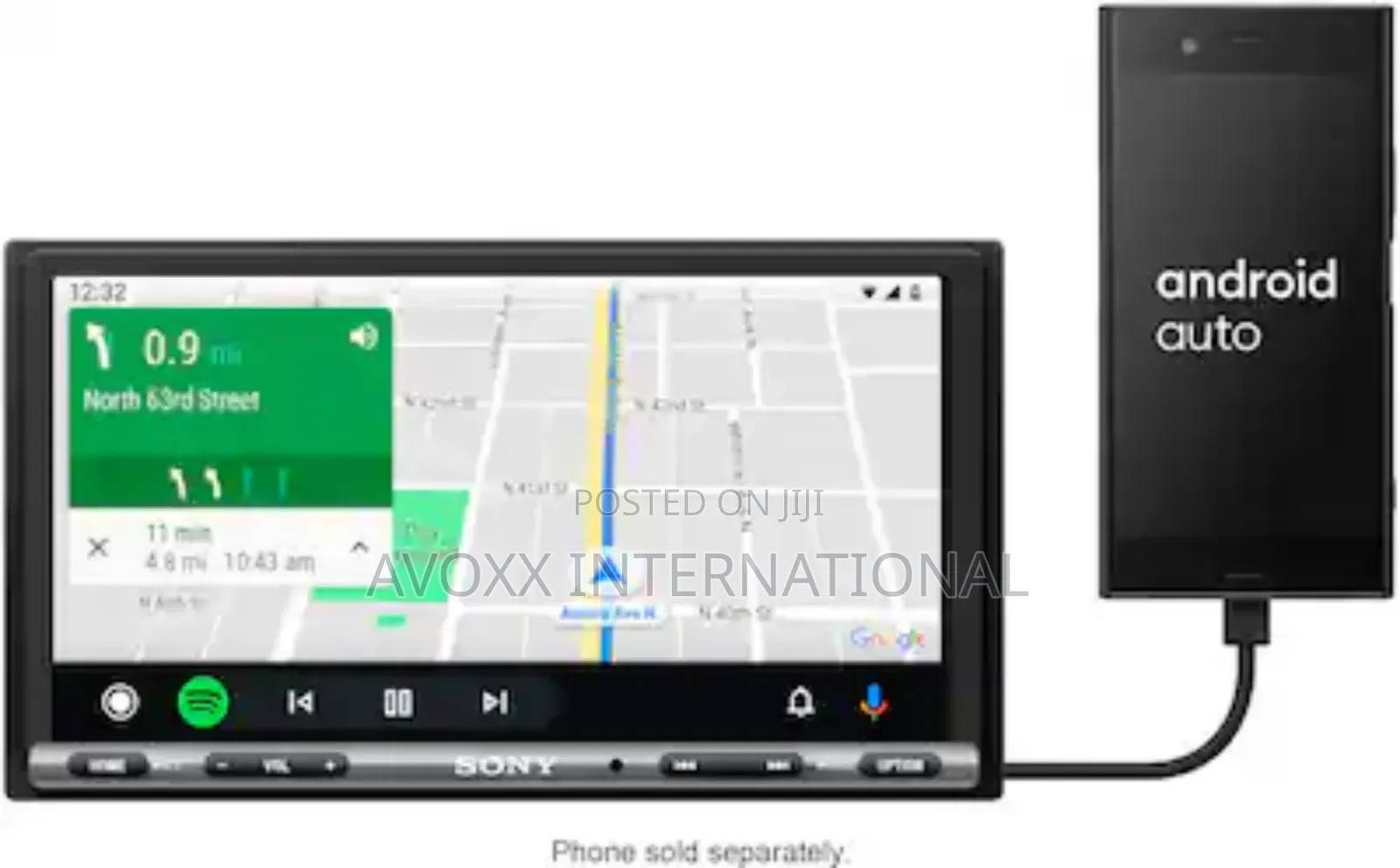 Sony 6.95"Android Apple Carplay Bluetooth Digital Receiver Xav-Ax3250
