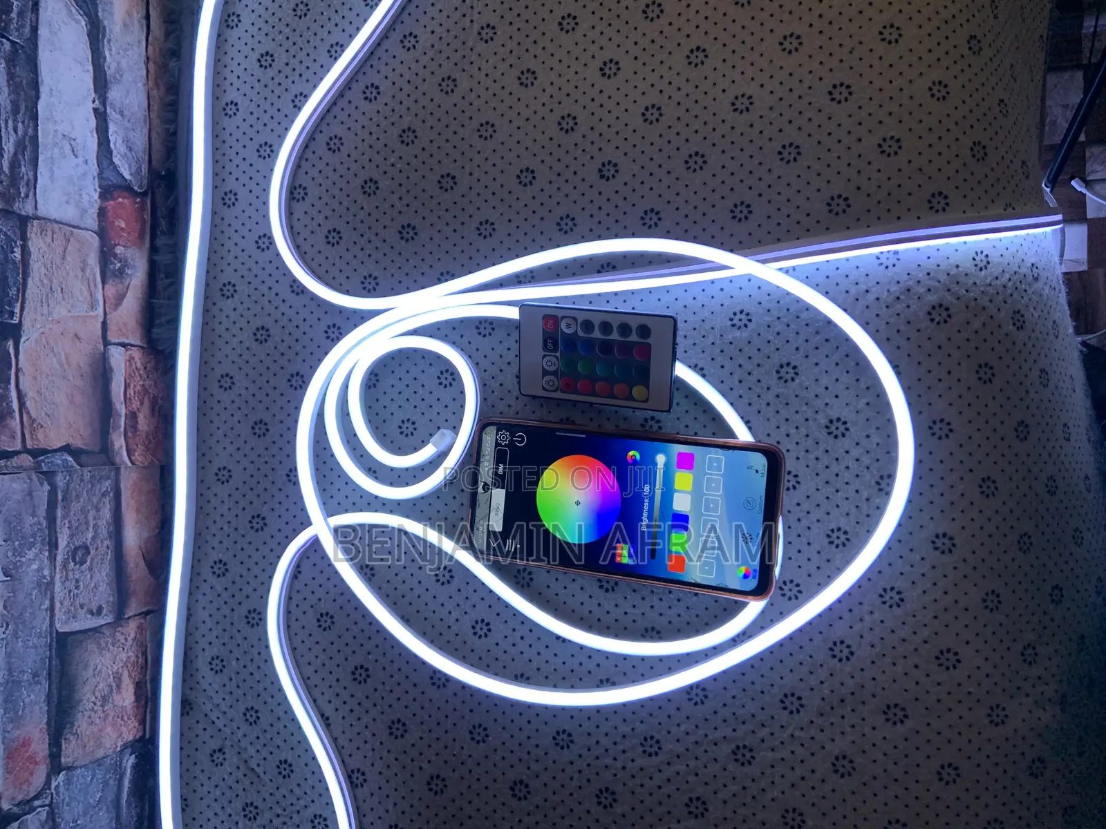 High Pro Neon Music Detector Light