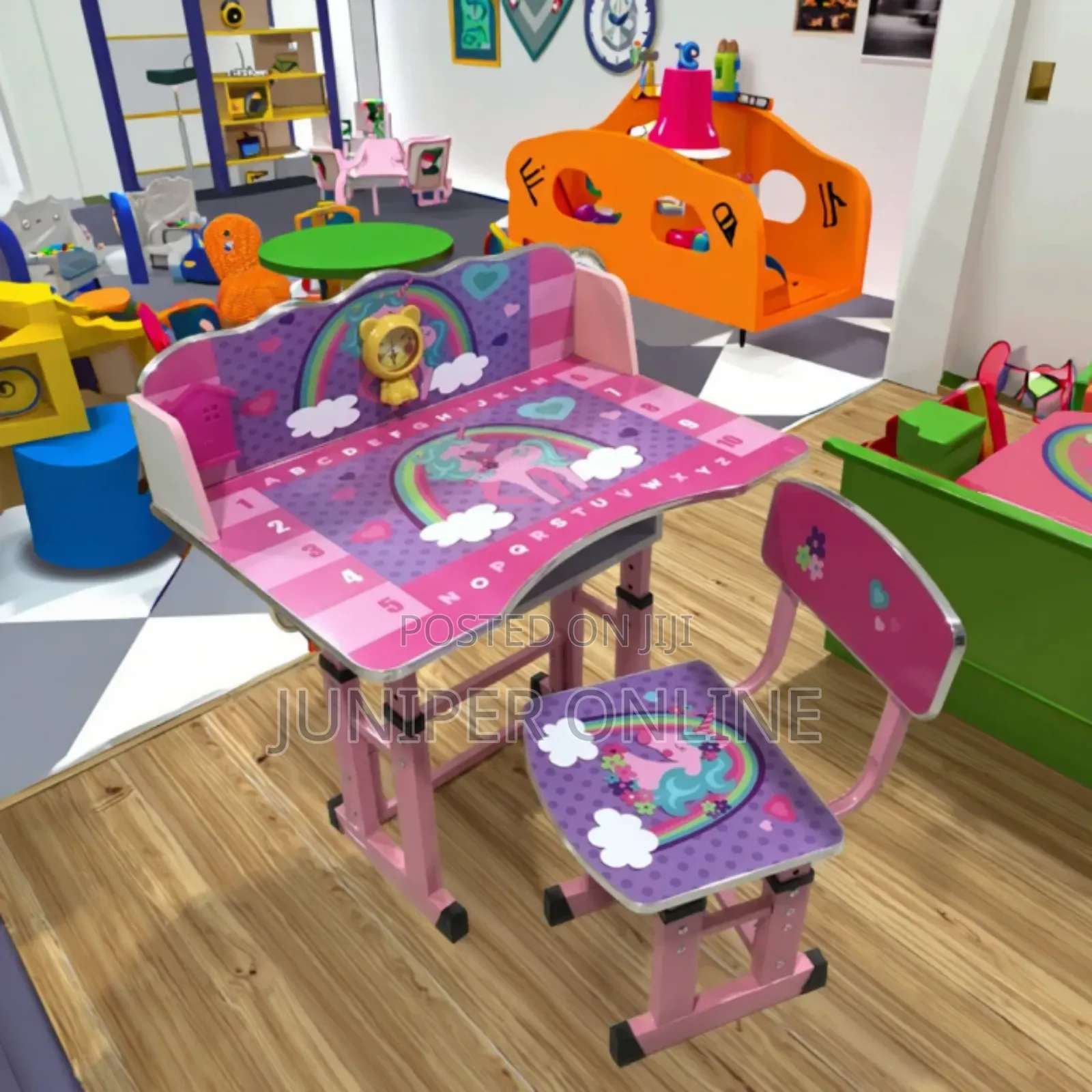 Kids Study Table and Chair Casy