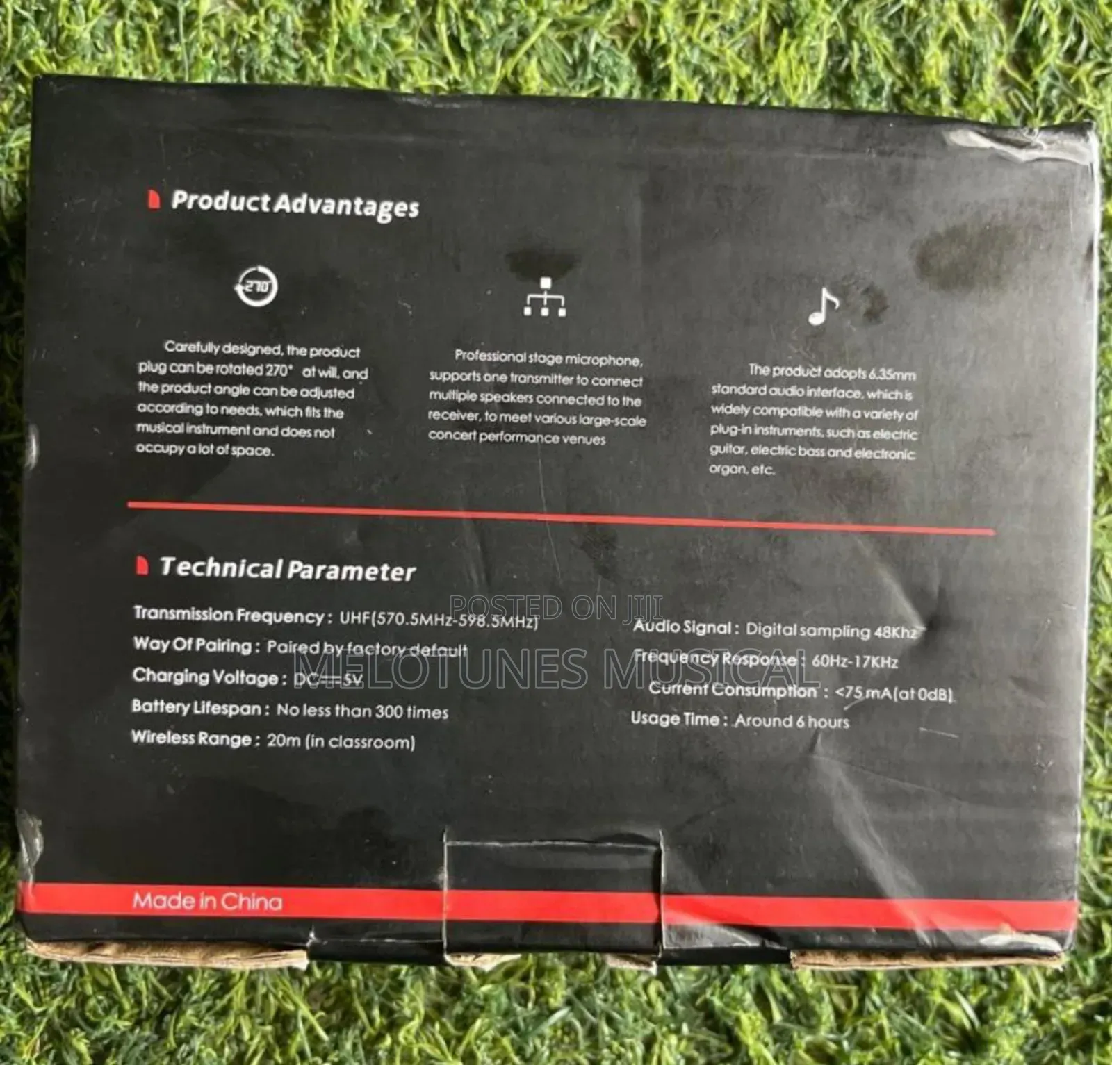 Xvive U2 Wireless Guitar Rechargeable Digital Transmitter and Receiver