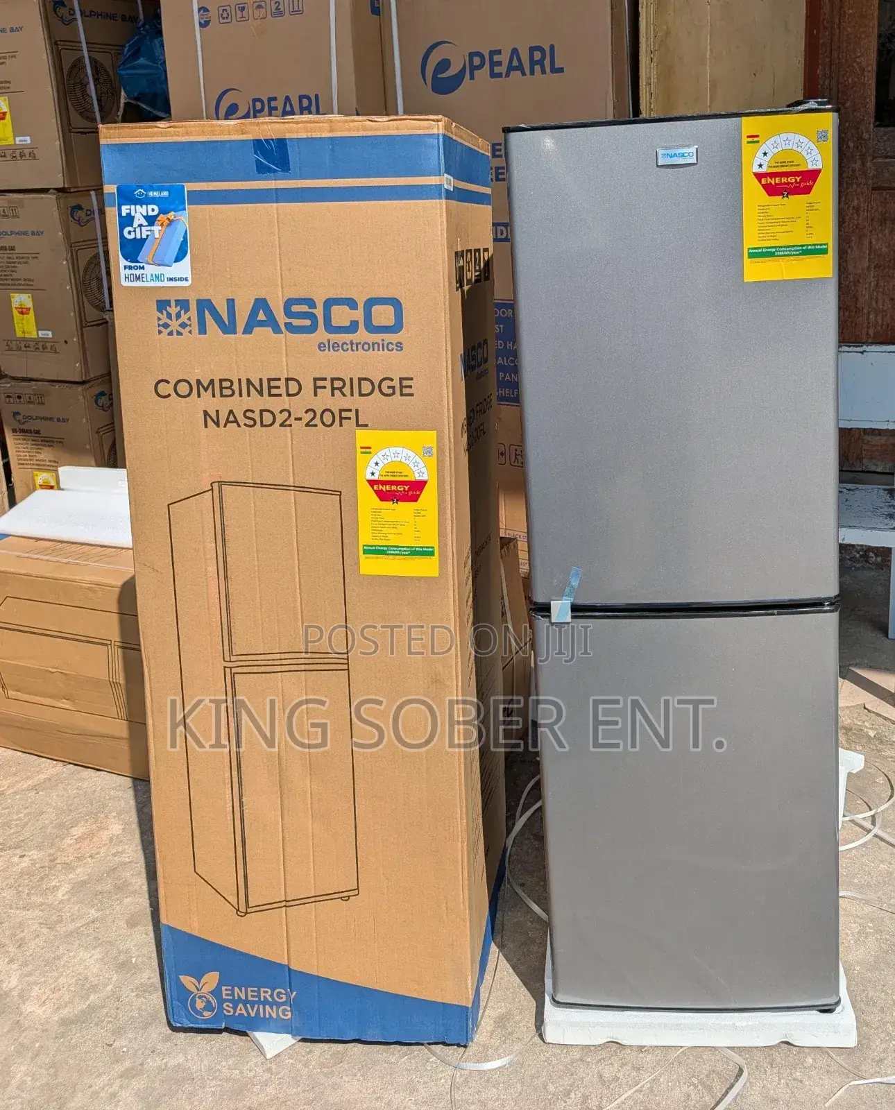 Nasco 157ltr Refrigerator Model Nas2-20fl 2550gh