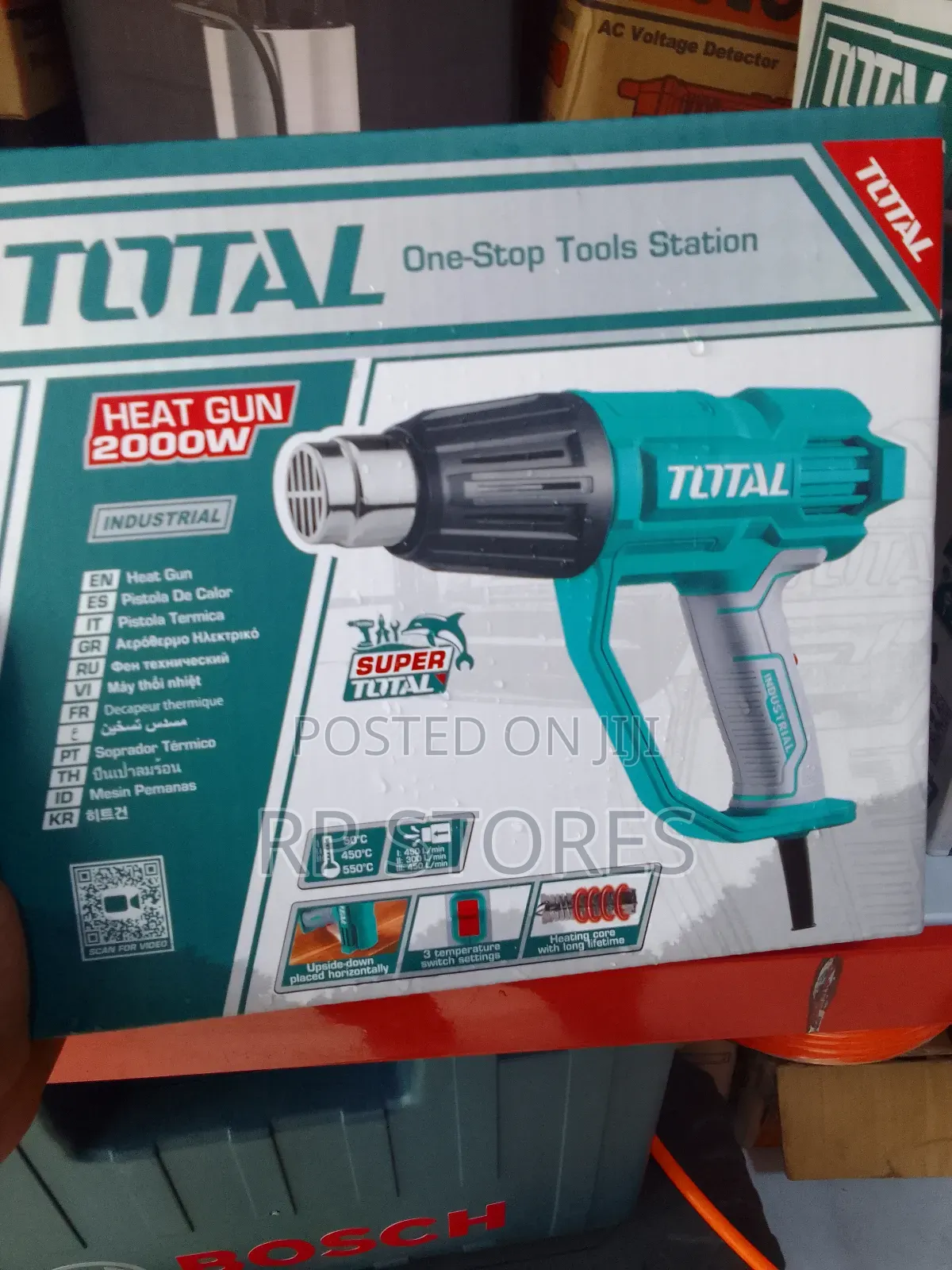 Total Heat Gun 2000w With Accessories