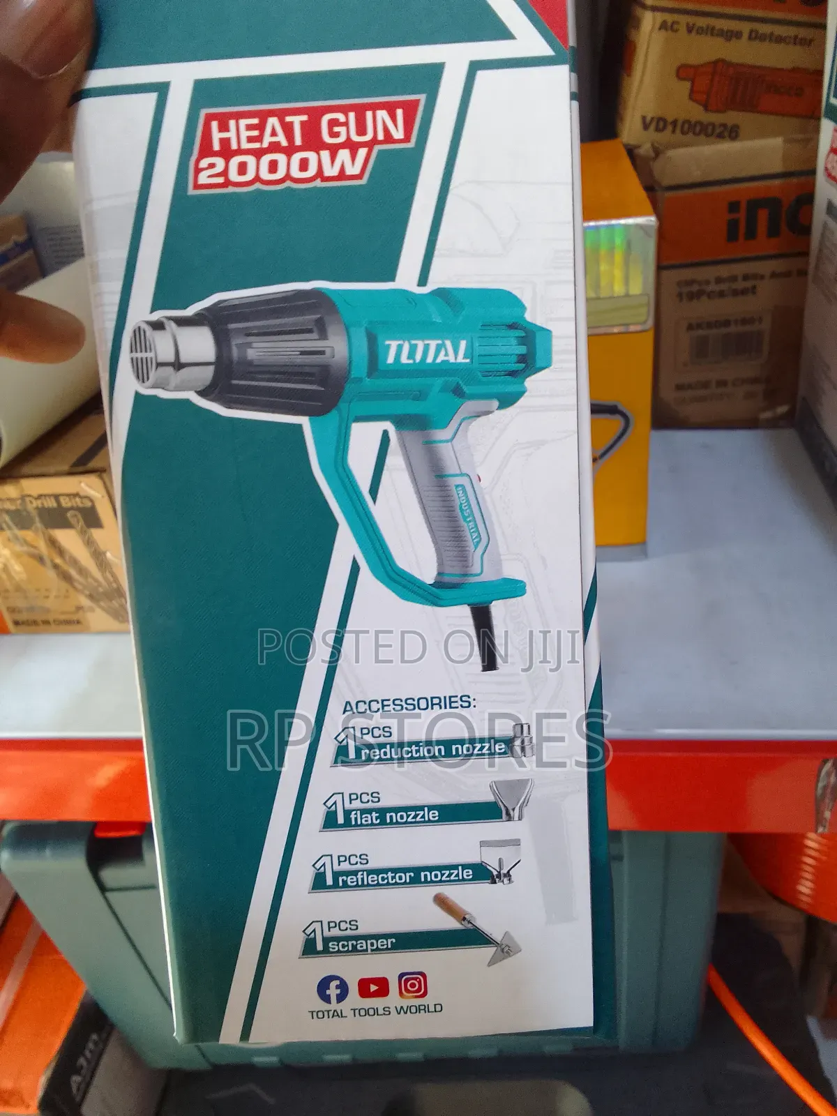 Total Heat Gun 2000w With Accessories