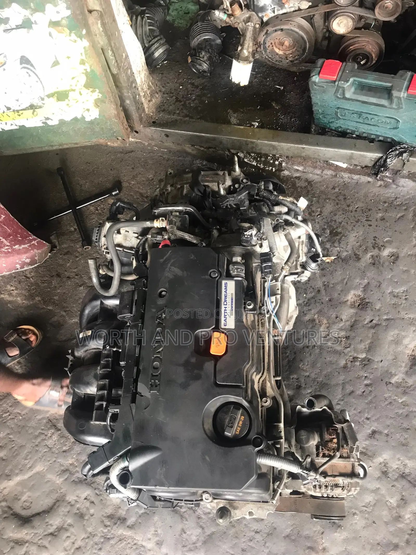 2016 Honda Civic Complete Engine With Gearbox