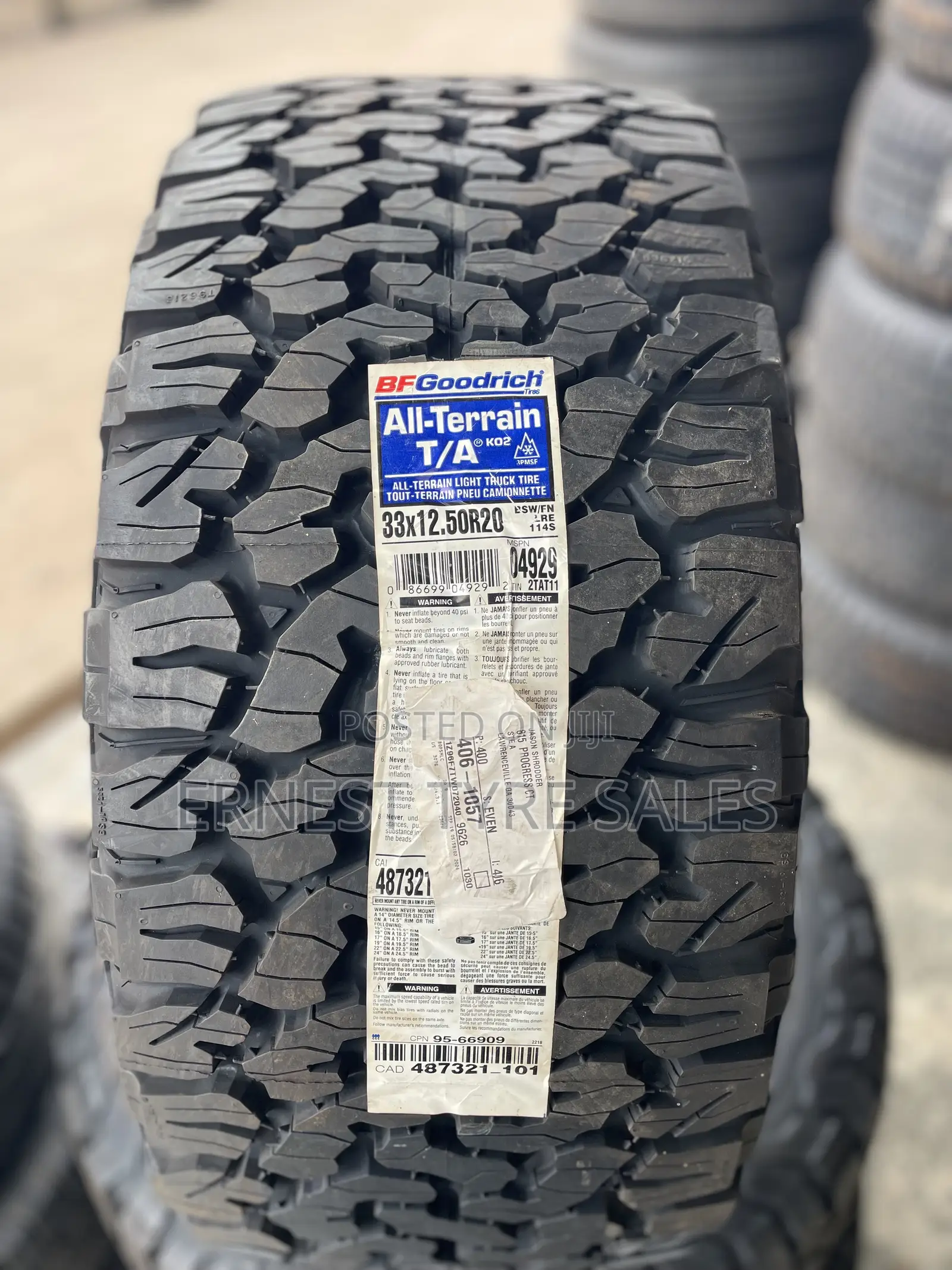315/70r17 Bf Goodrich Tires