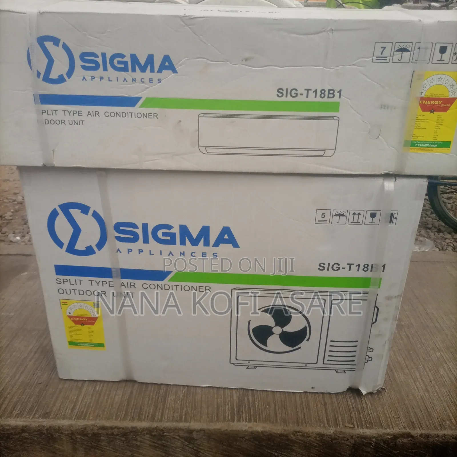 Sigma 2.0hp Split Ac R410gas