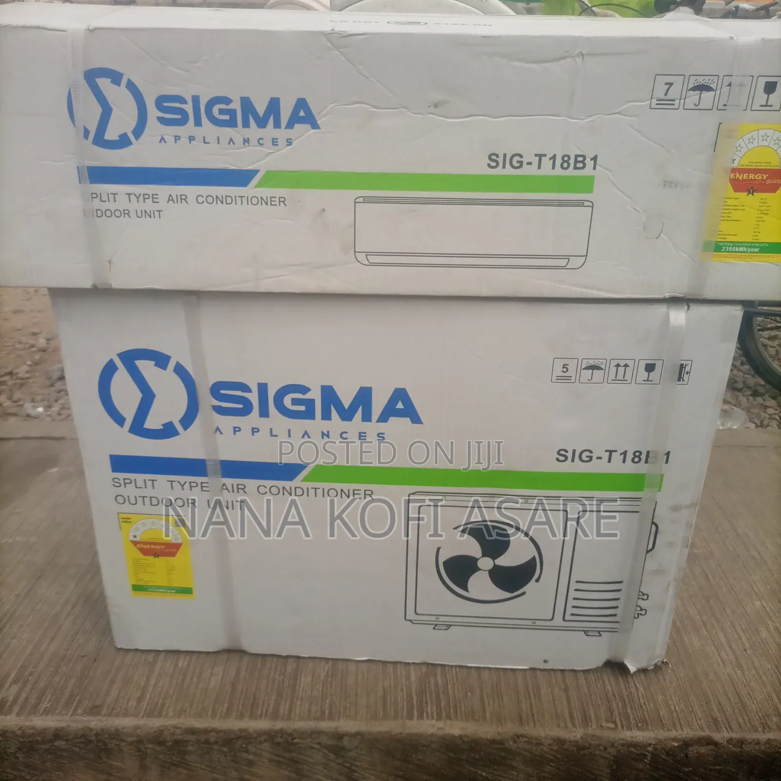 Sigma 2.0hp Split Ac R410gas