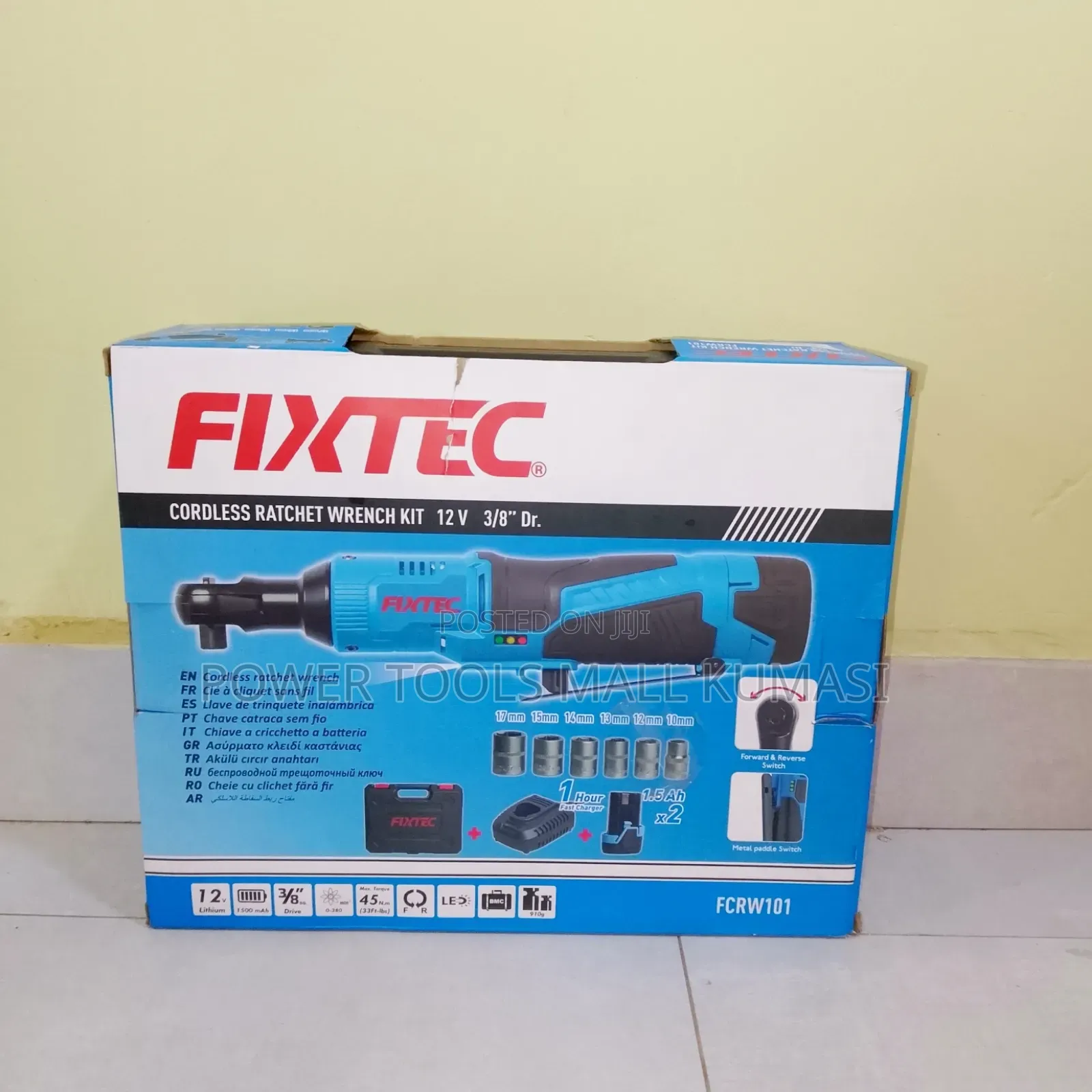 Cordless Ratchet Wrench Kit 12v