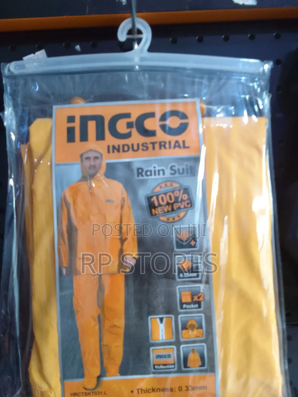 Ingco Rain Suit Pvc 100%