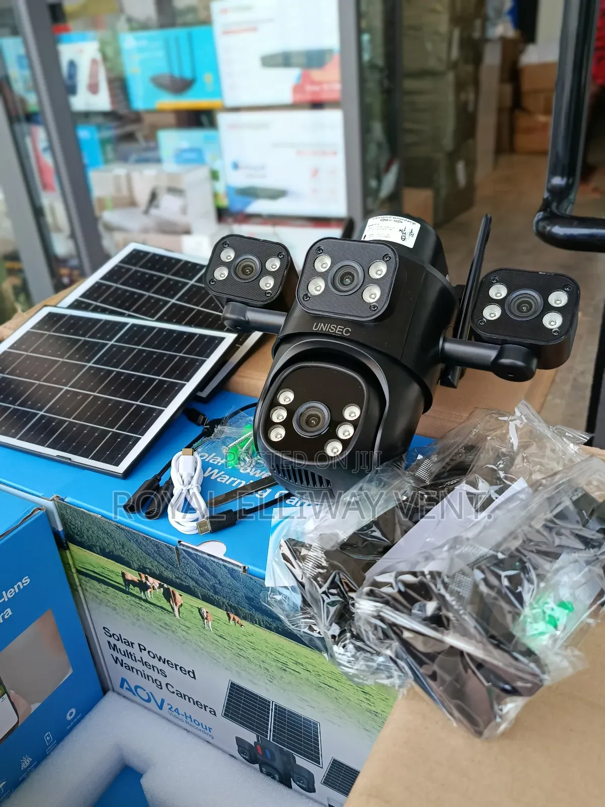 Solar 4g 4lens Camera