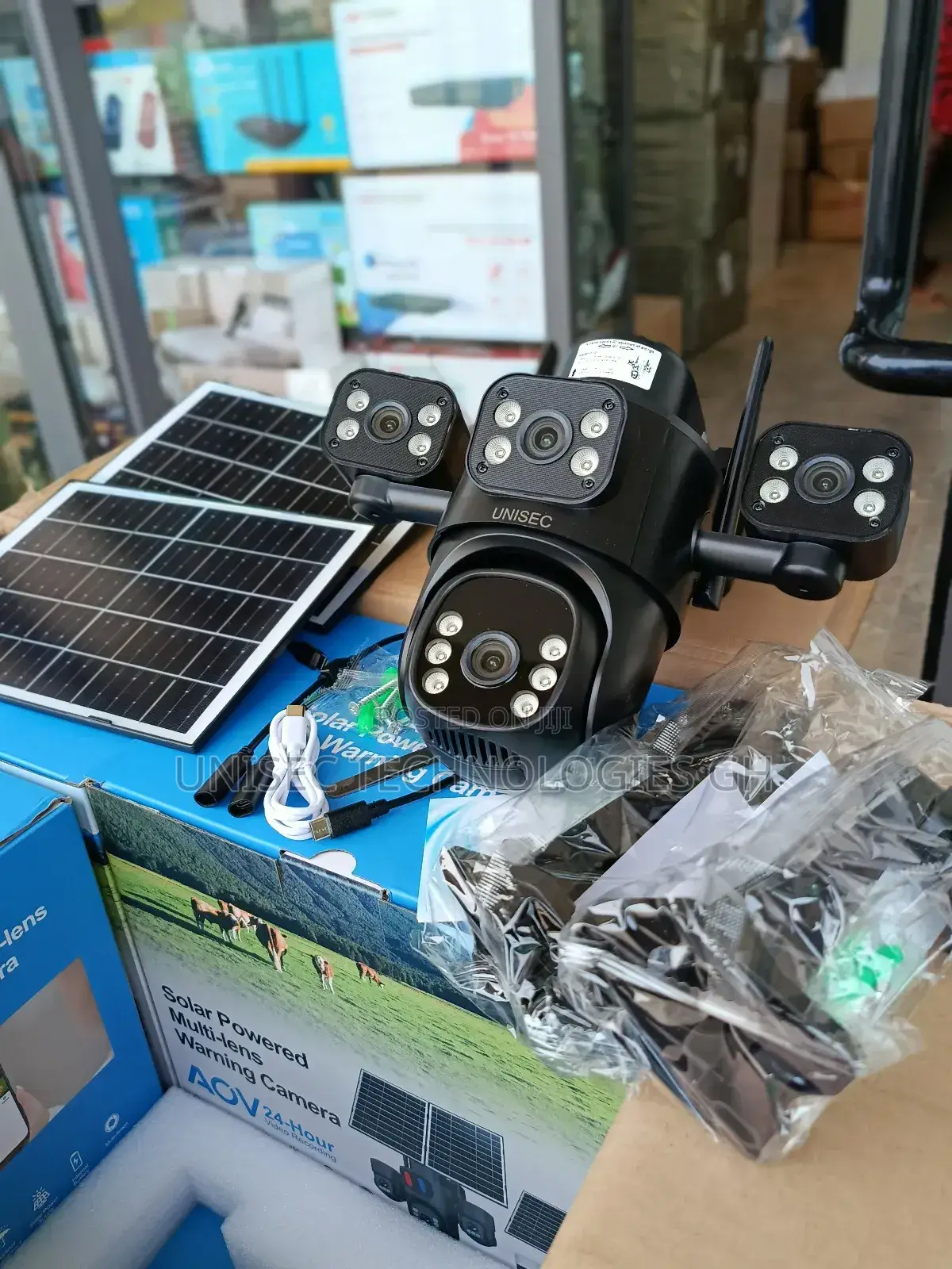 Solar 4g 4lens Camera
