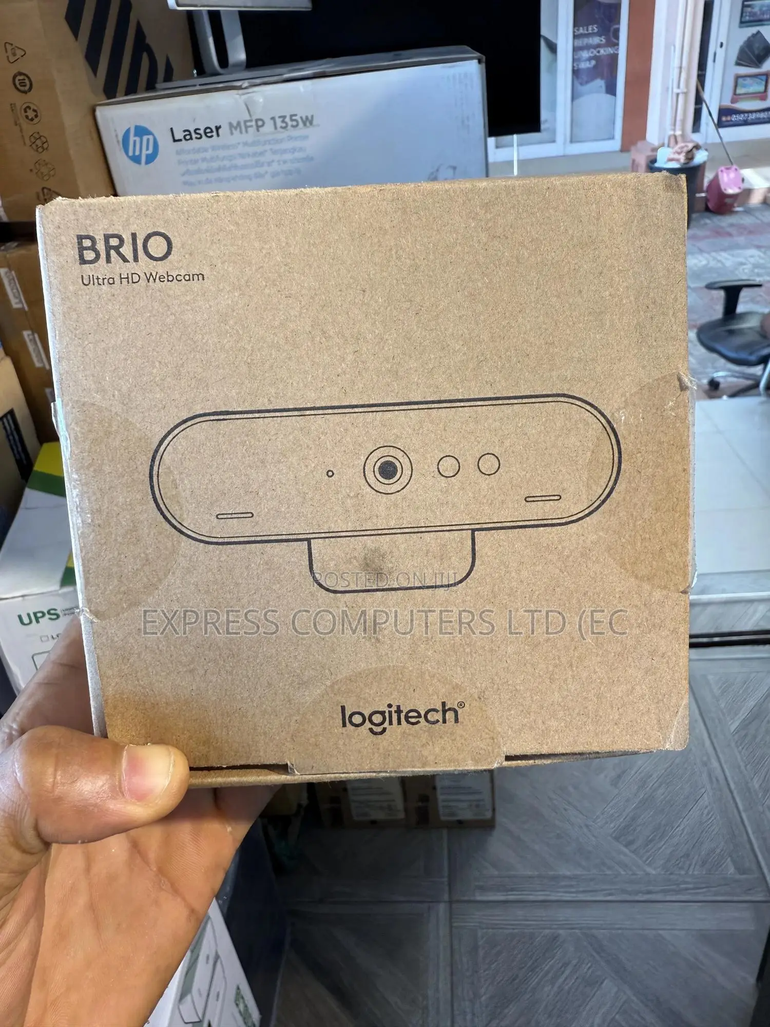 Logitech Brio Webcam: Ultra Hd Video, Noise-Canceling Mic,