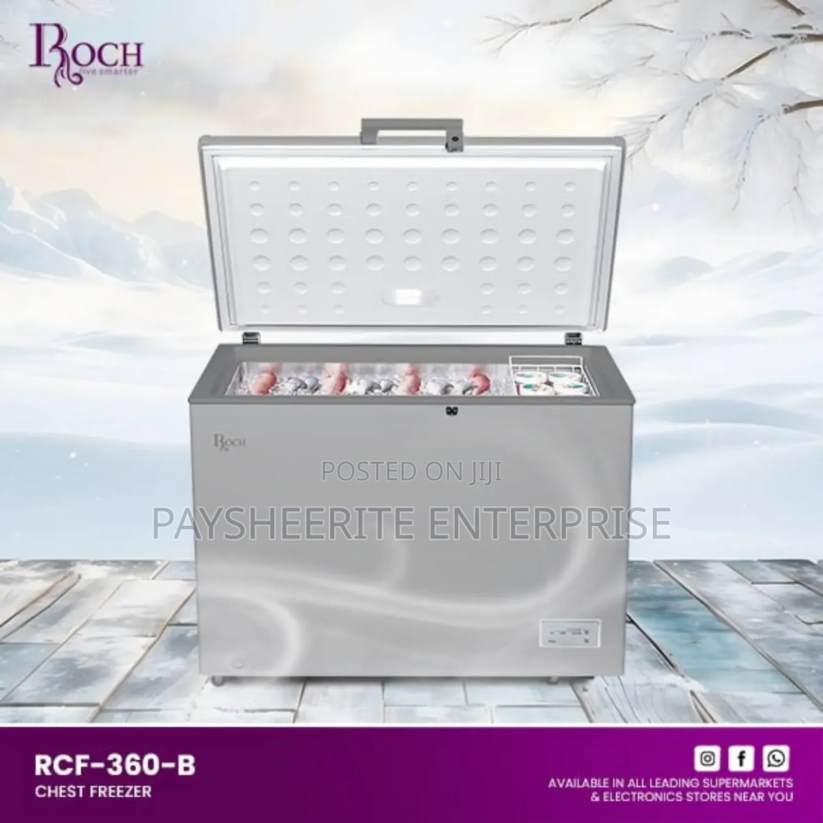 316l Roch Chest Freezer 3799gh