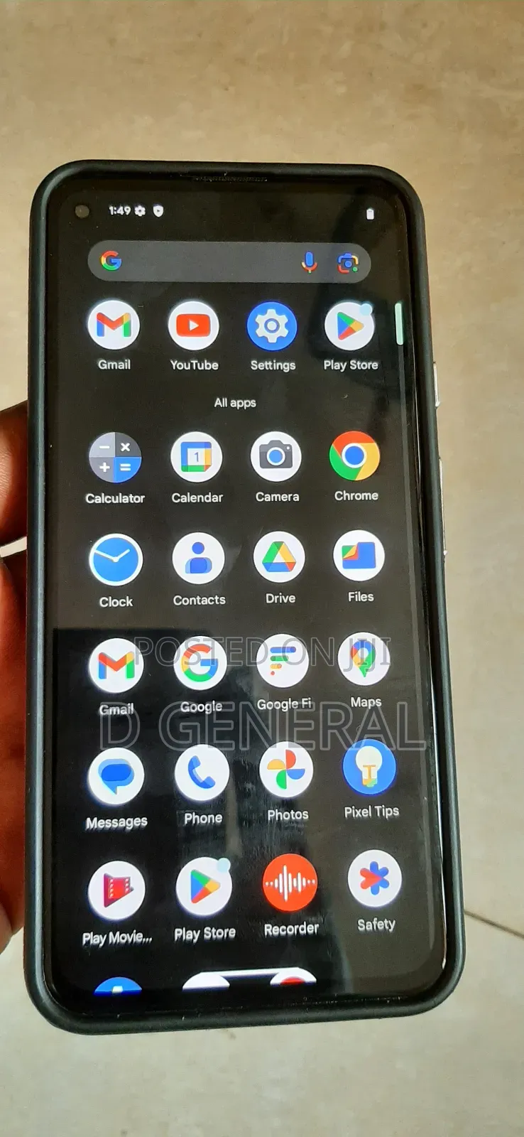 Google Pixel 5a 5G 128 GB Black