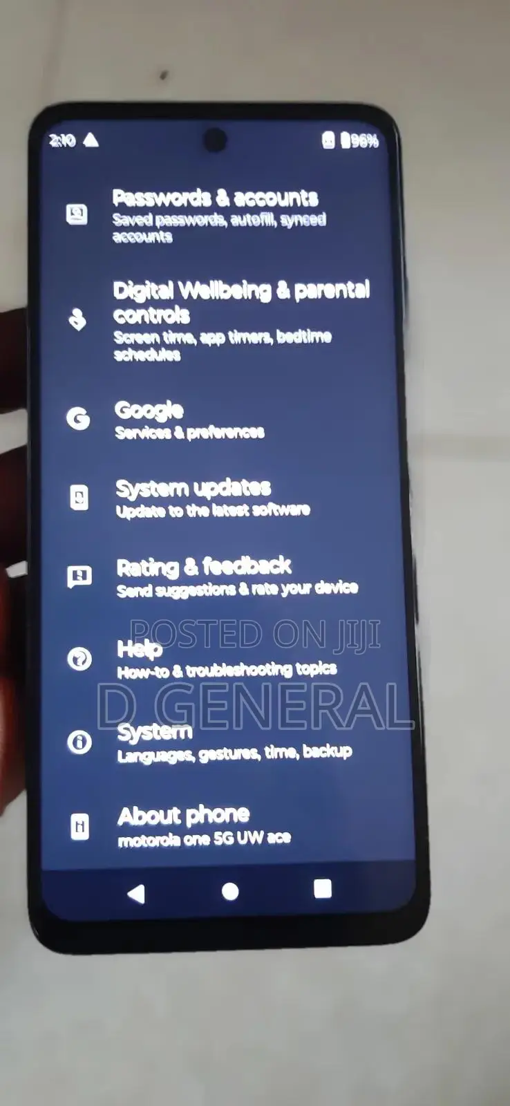 Motorola Moto One 5G Ace 64 GB Purple