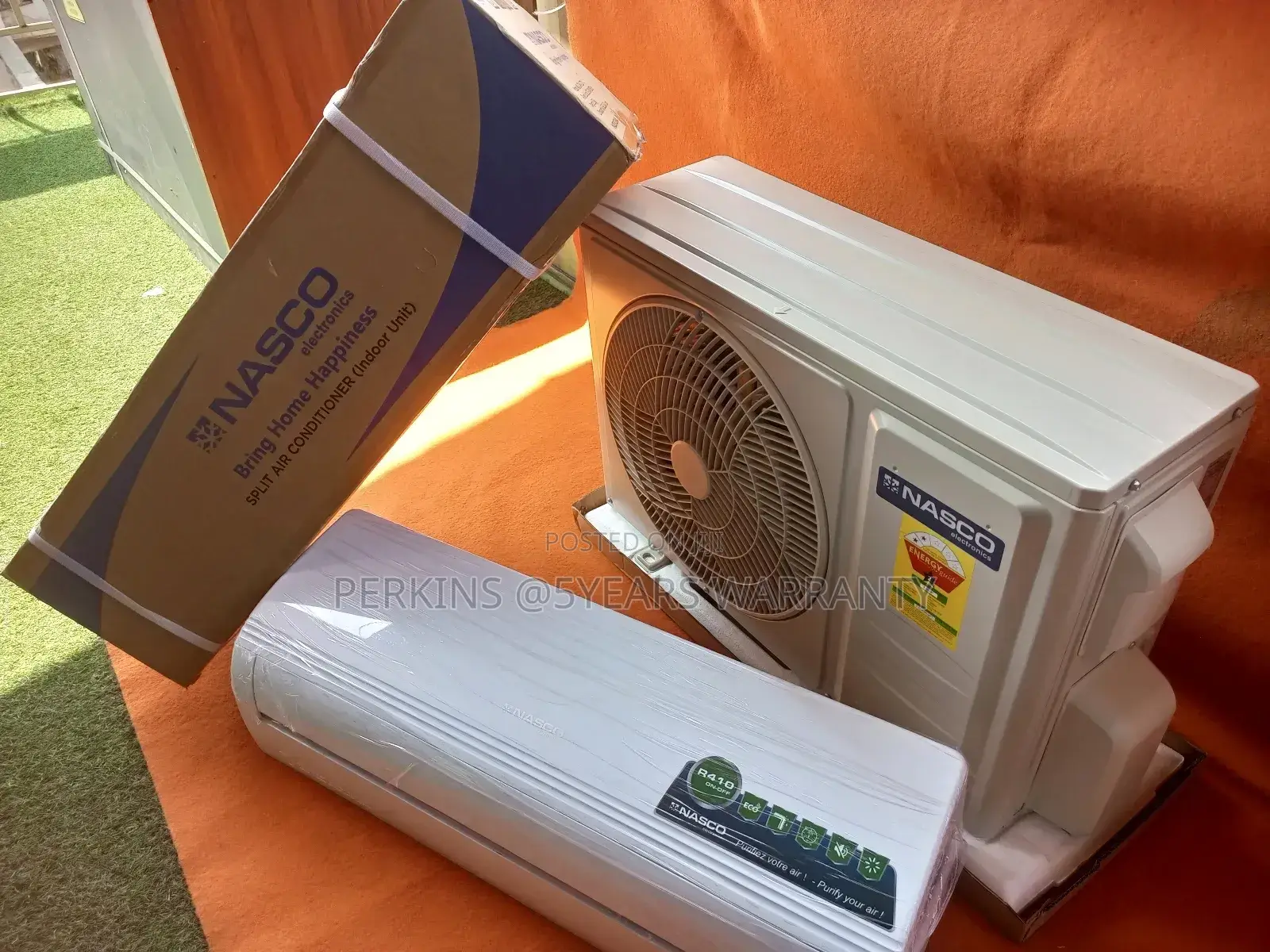 Nasco Air Conditioner With Strong Airflow 1.5hp Split System