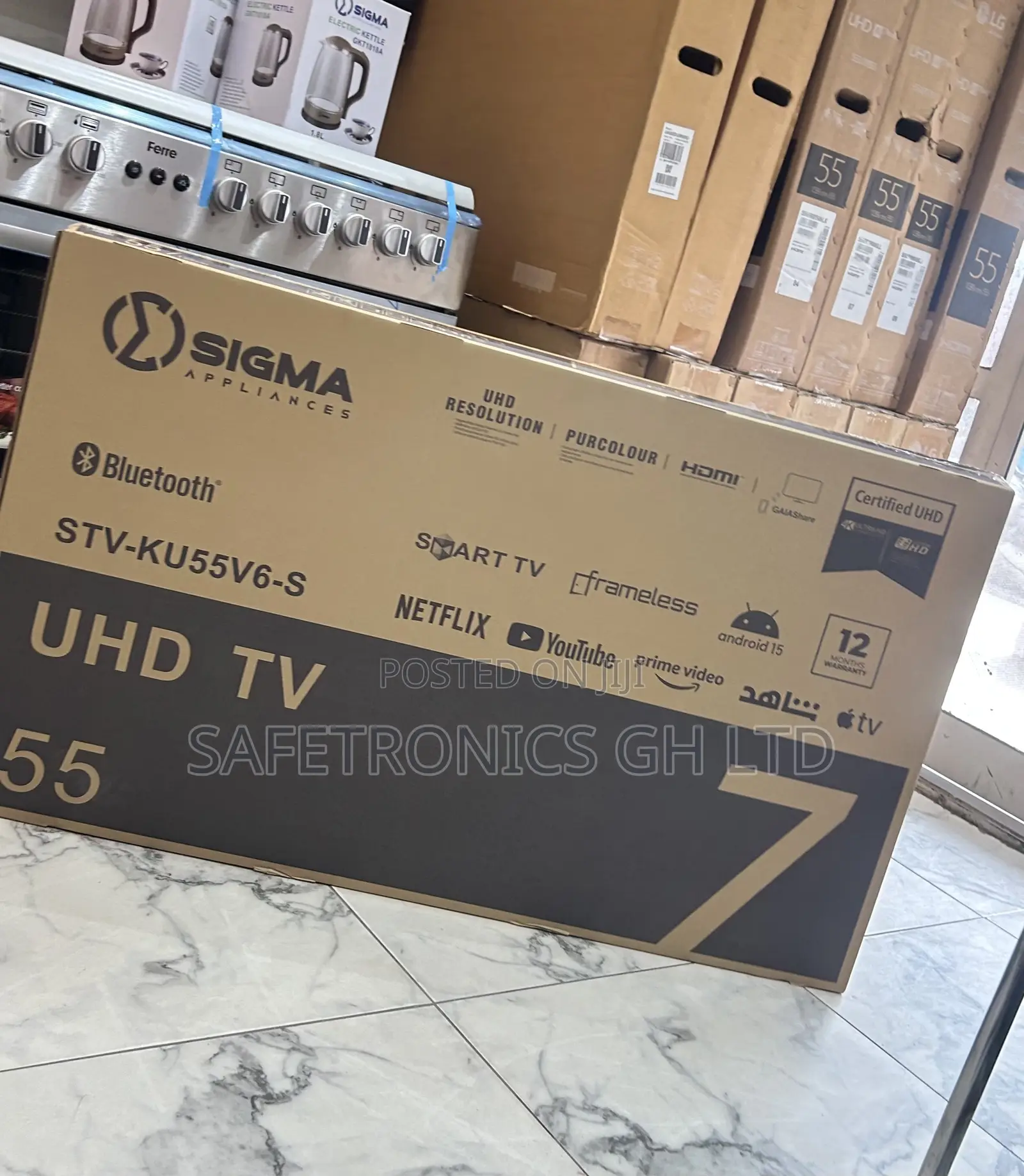 Bag Accurate Led Smart Sigma Digital Satellite 55 Inch Tv