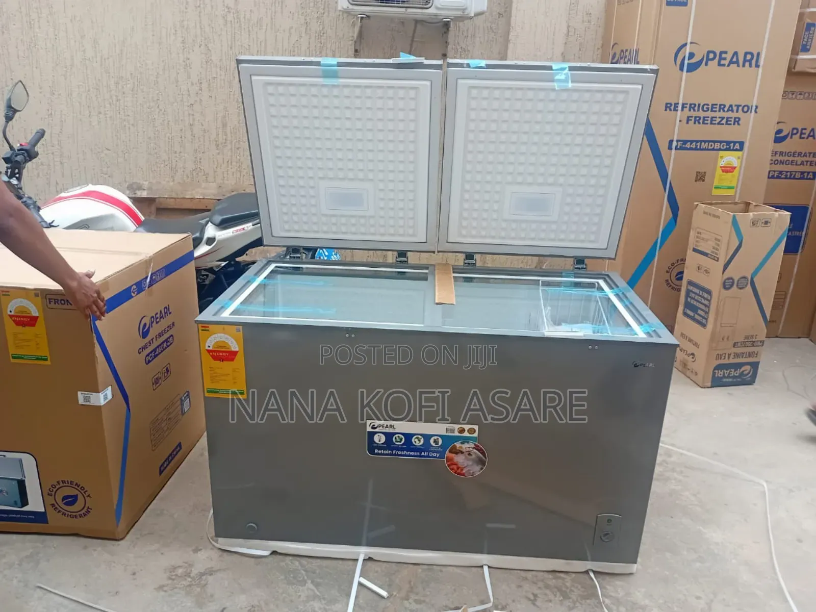 Pearl 350litres Chest Freezer Double Door