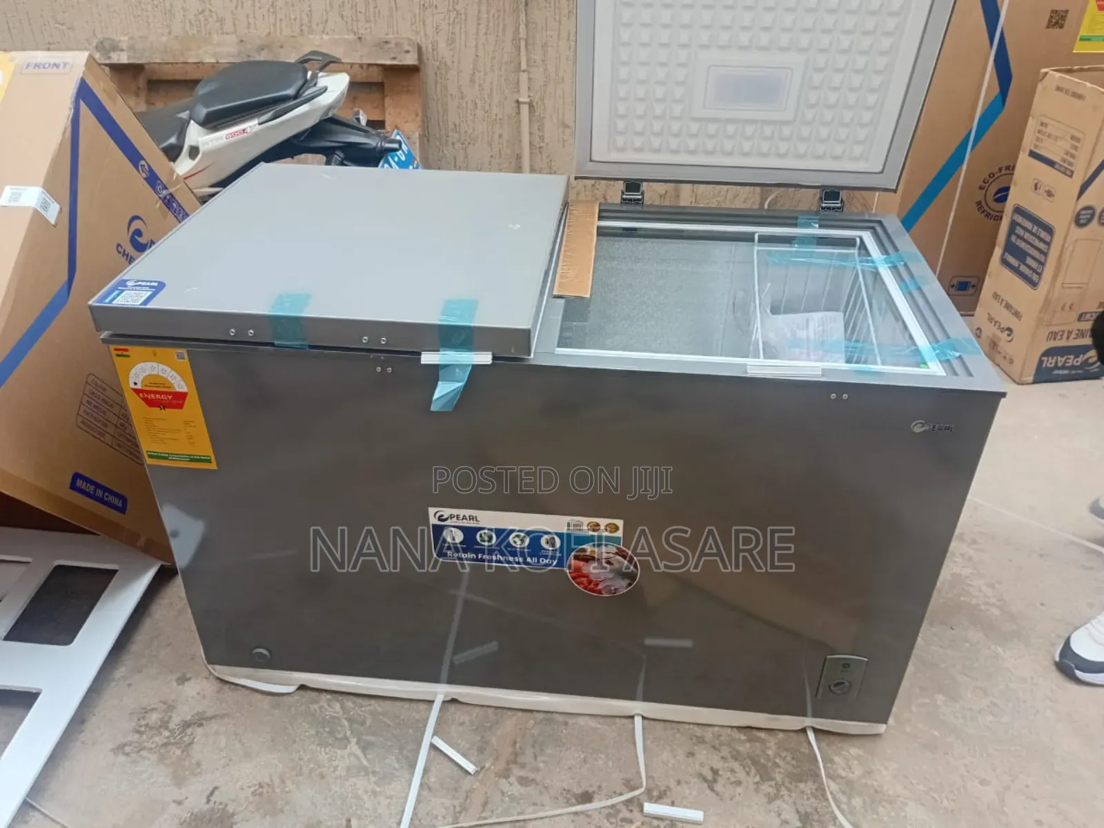 Pearl 350litres Chest Freezer Double Door