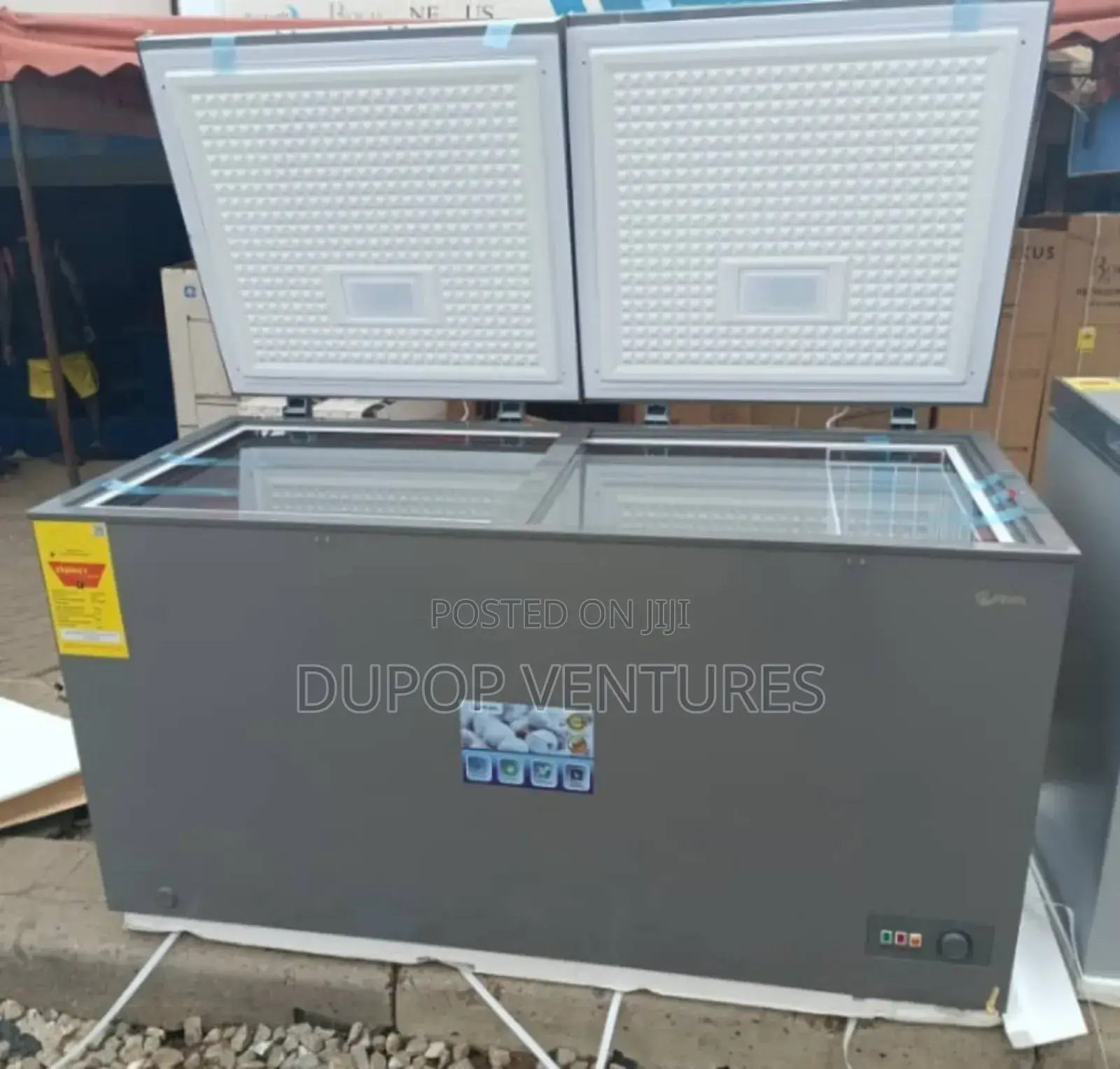 Double Door Chest Freezer