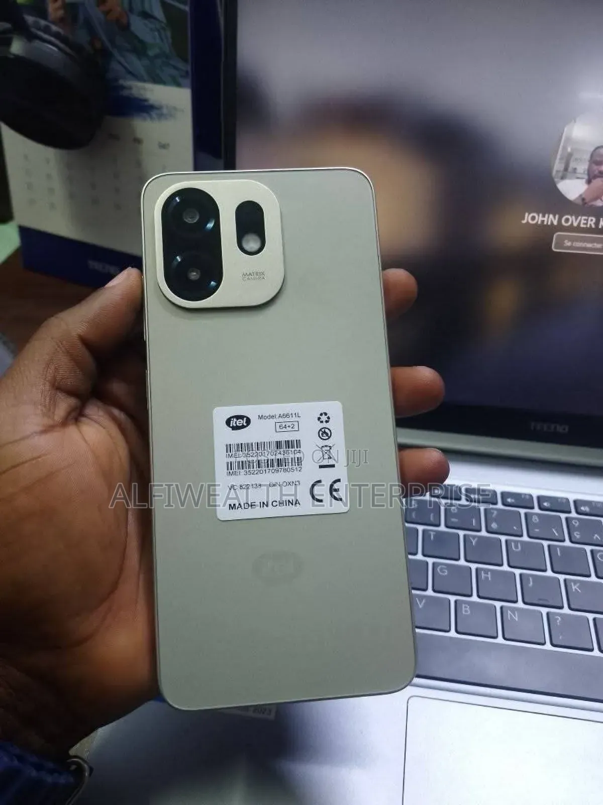 New Itel A100C 64 GB Green