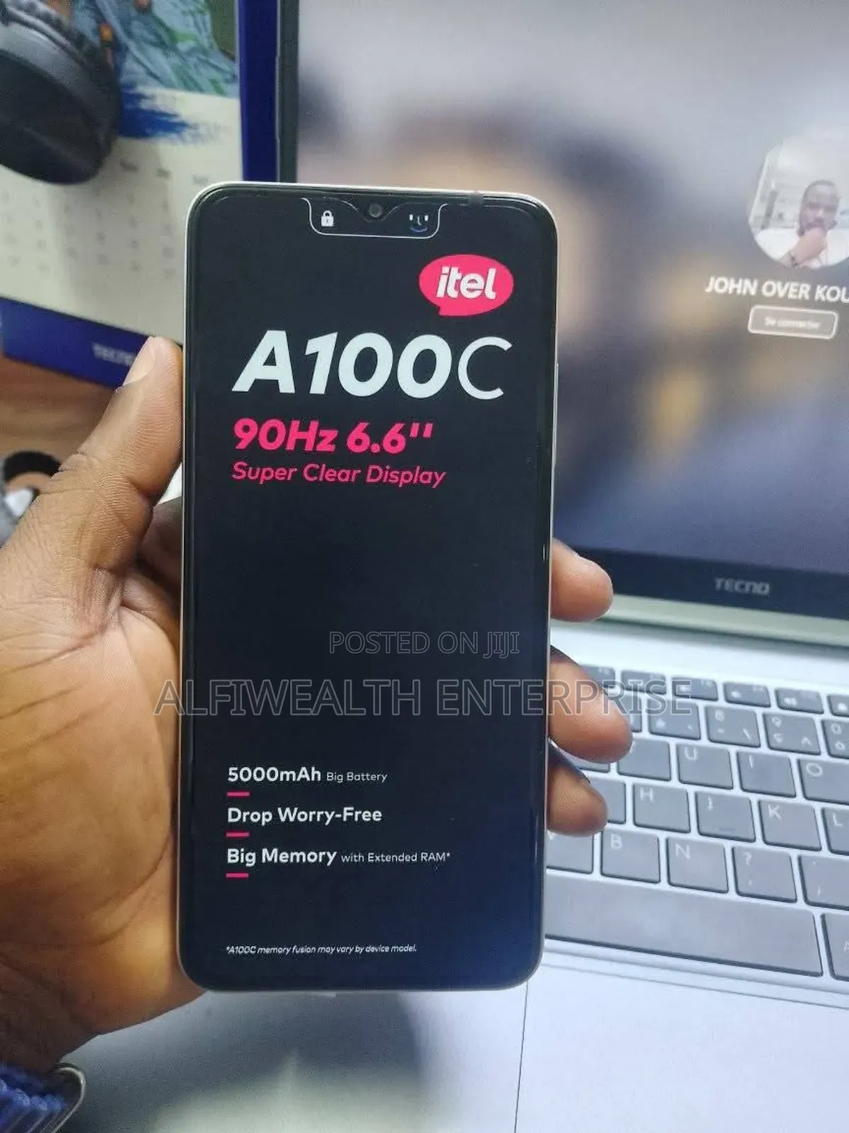 New Itel A100C 64 GB Green