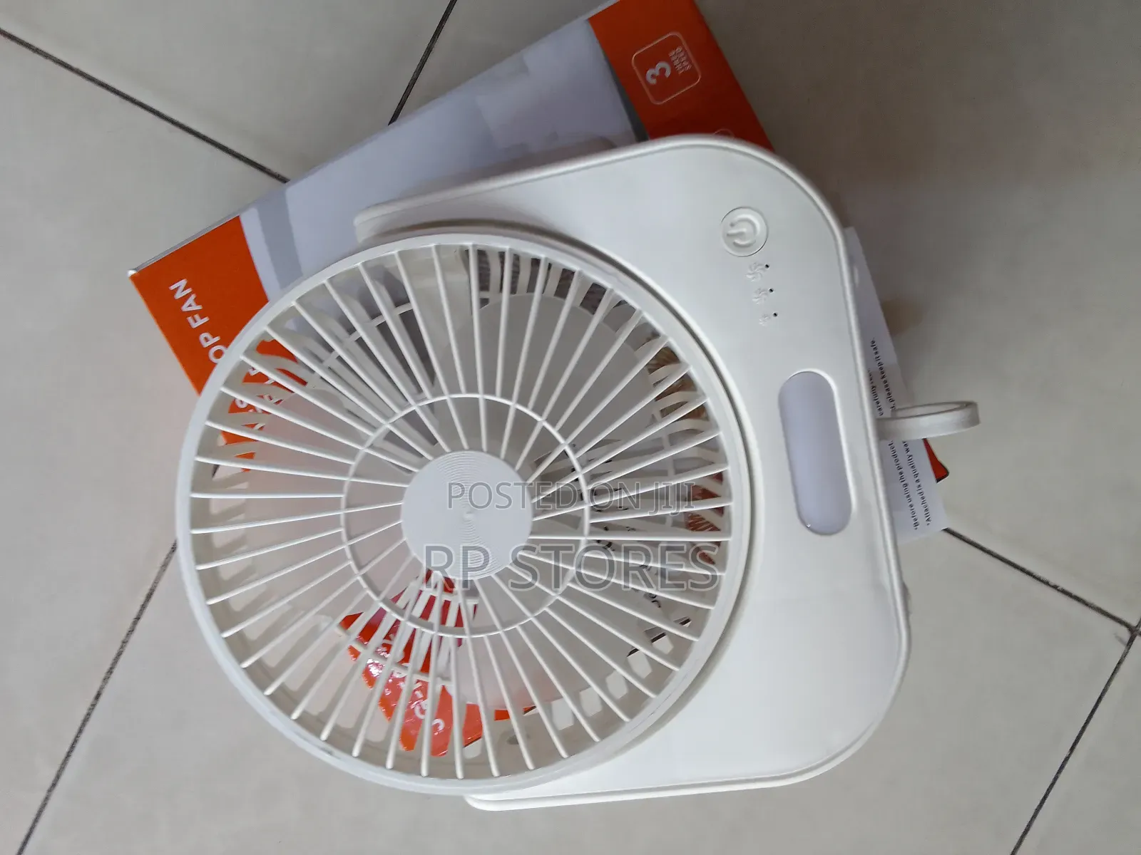 Circular Desktop Rechargeable Fan 6"
