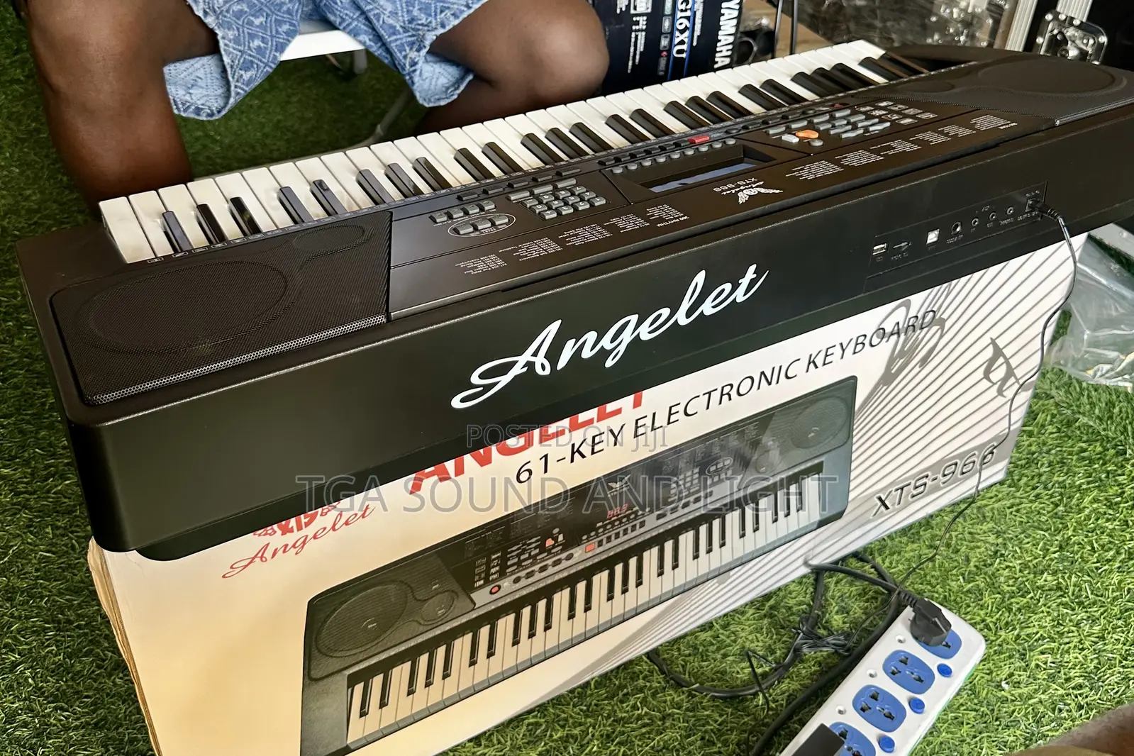 Angelet 61 Key Digital Piano Touch Electronic Keyboard [Xts-966]