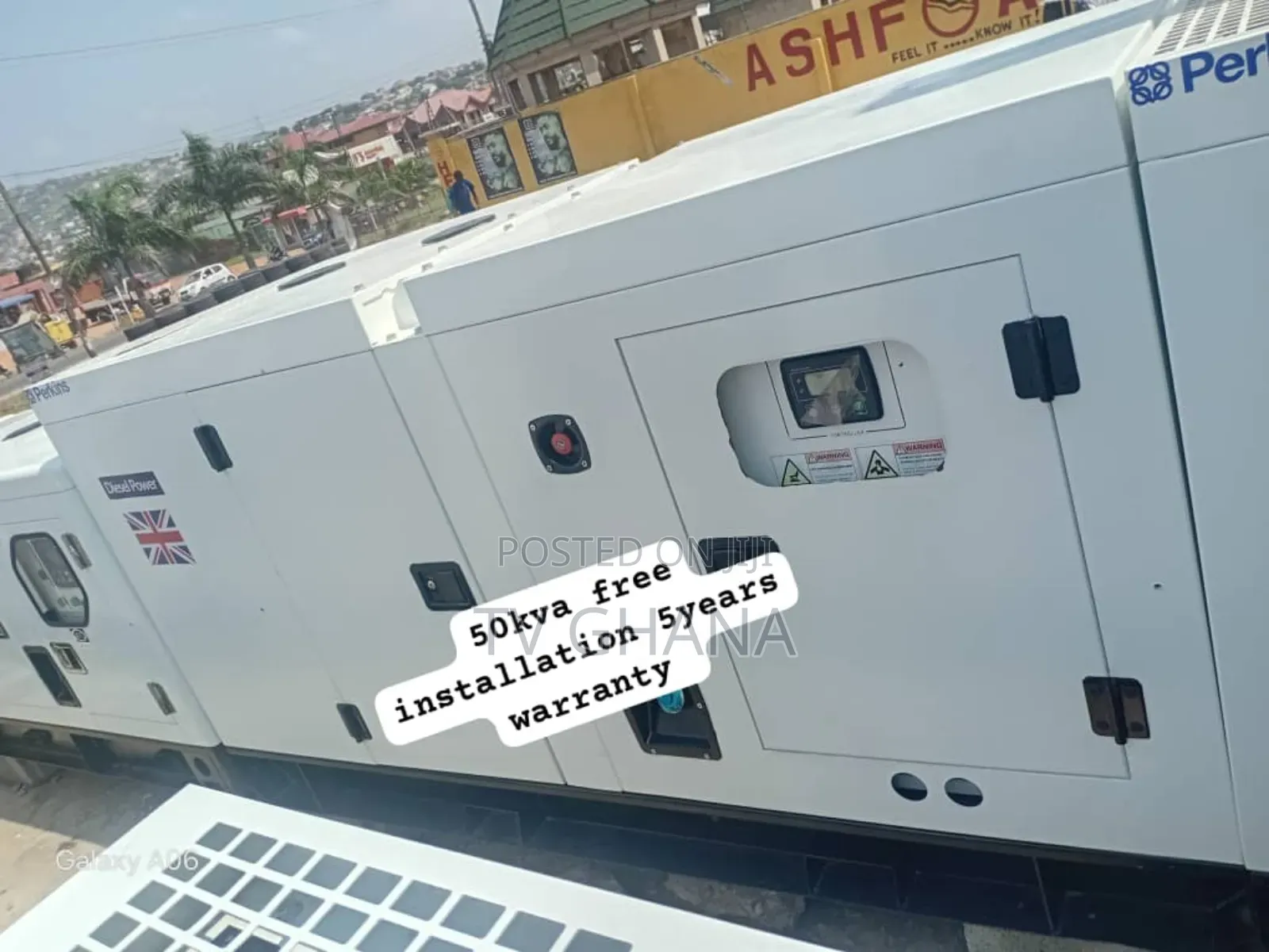 Perkins 50kva Silent Generator – Low Fuel Consumption