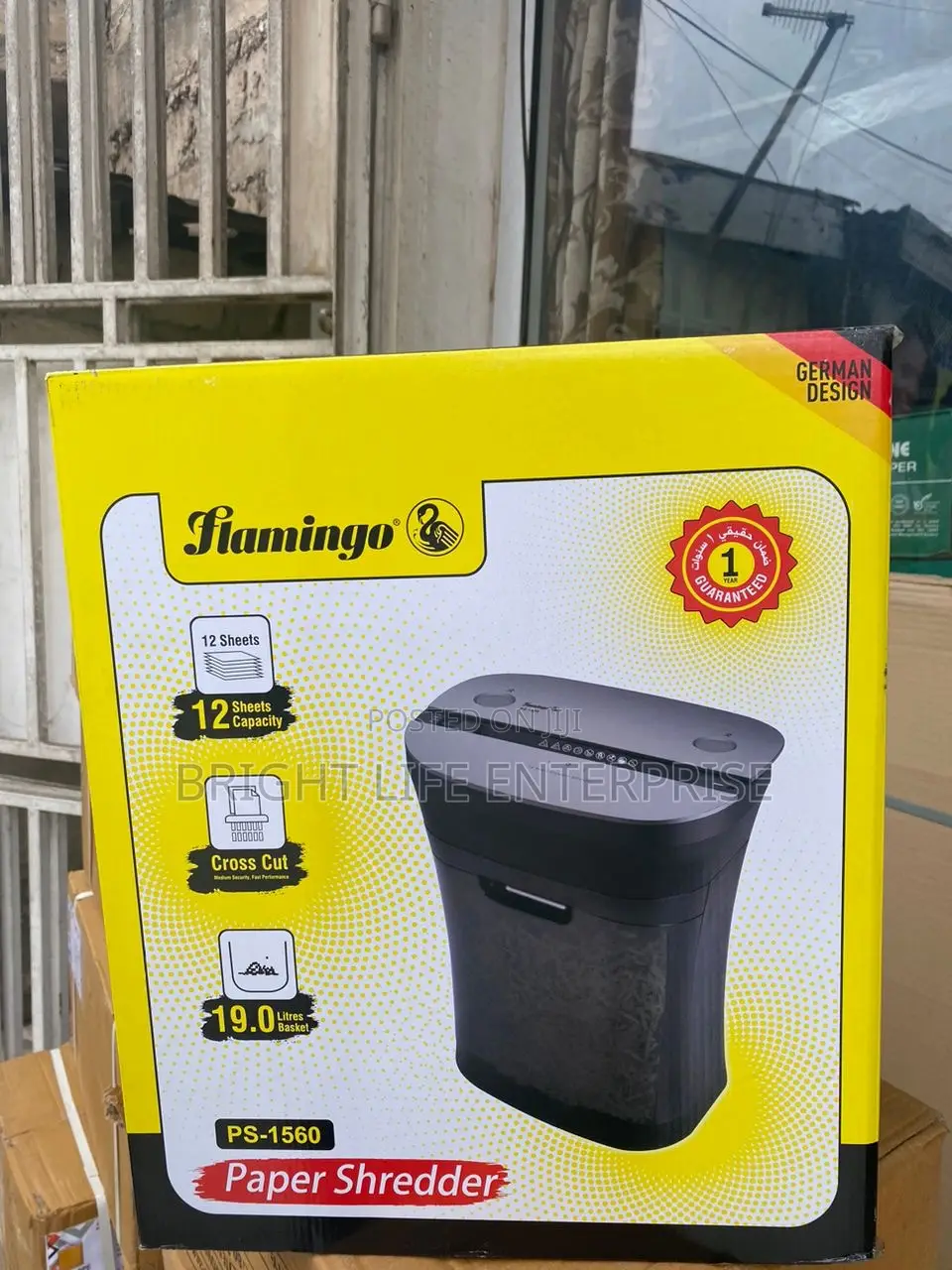 Flamingo Paper Shredder 12 Sheets
