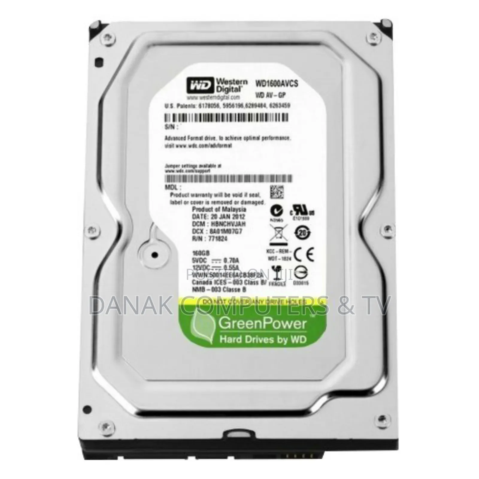 Wd Green Power Desktop Hdd 2tb
